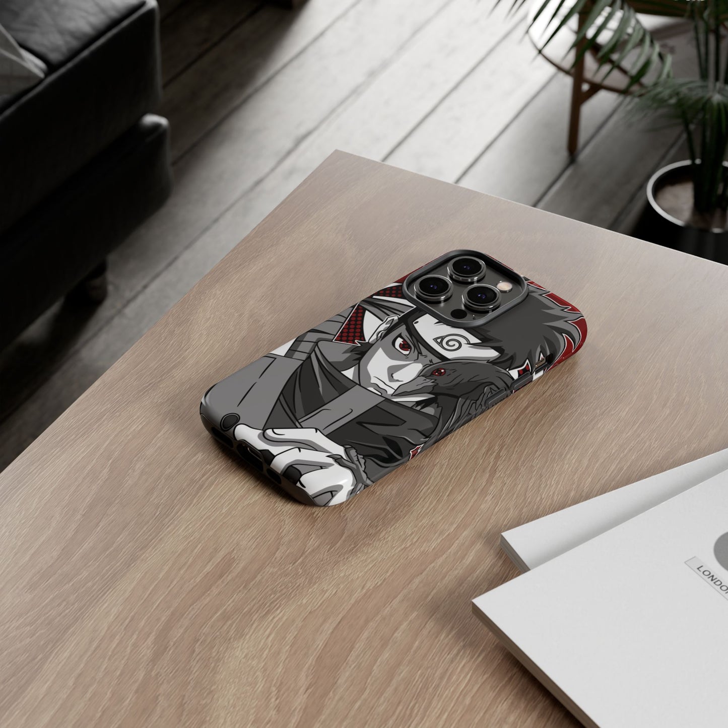 Shisui Uchiha Koto Amatsukami Double Layered Phone Case