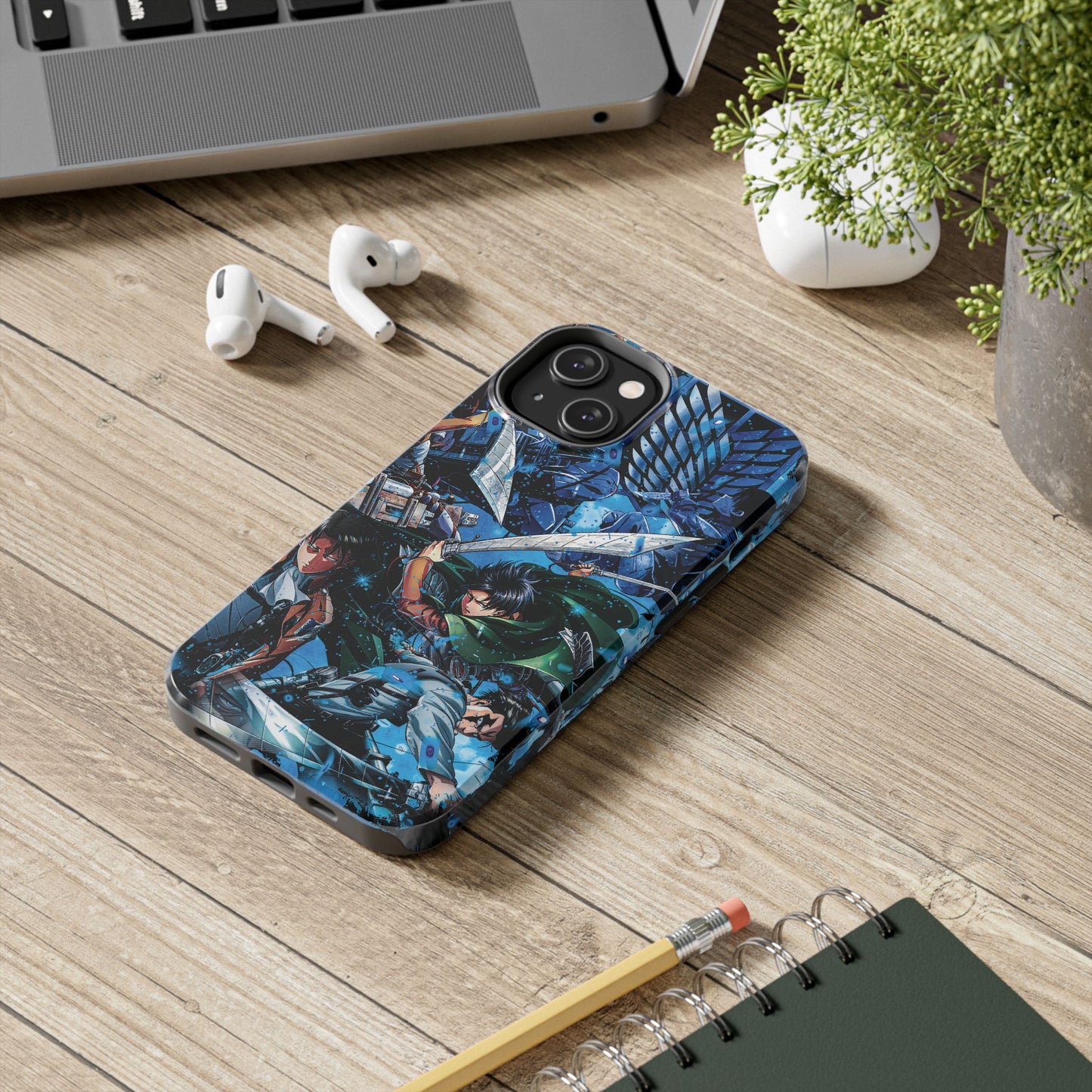 Levi Ackerman Double Layered Phone Case | Attack on Titan-Inspired Protective Anime Case