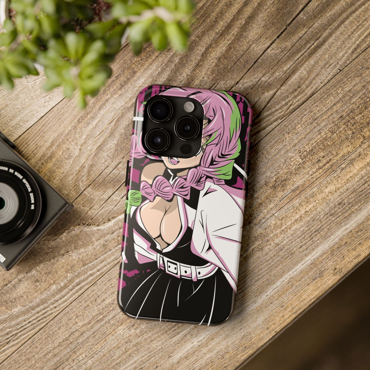 Love Hashira Mitsuri Kanroji Double Layered Phone Case | Demon Slayer-Inspired Anime Case