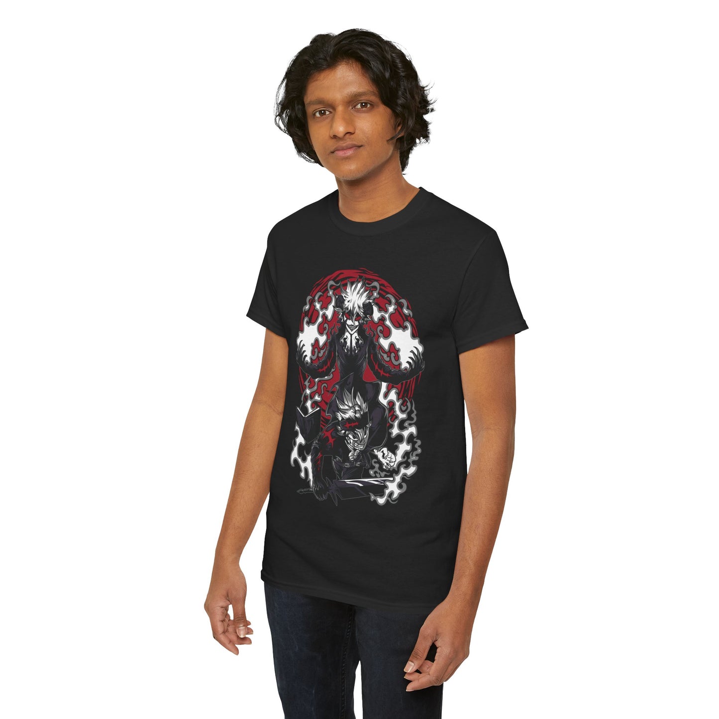 Asta & Liebe Devil Union Unisex Heavy Cotton T-Shirt | Black Clover Anime Streetwear Tee