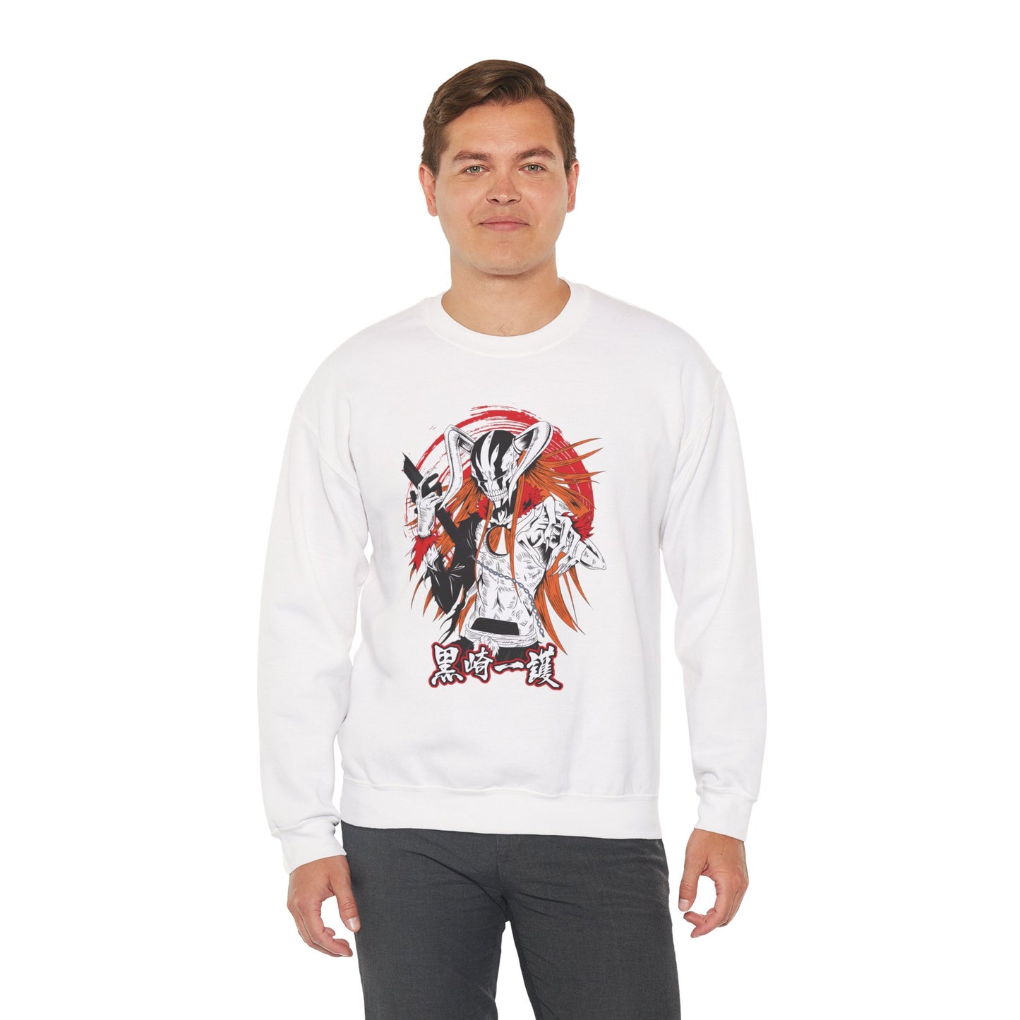 Ichigo Vasto Lorde Unisex Heavy Blend Crewneck Sweatshirt | Bleach Anime Streetwear