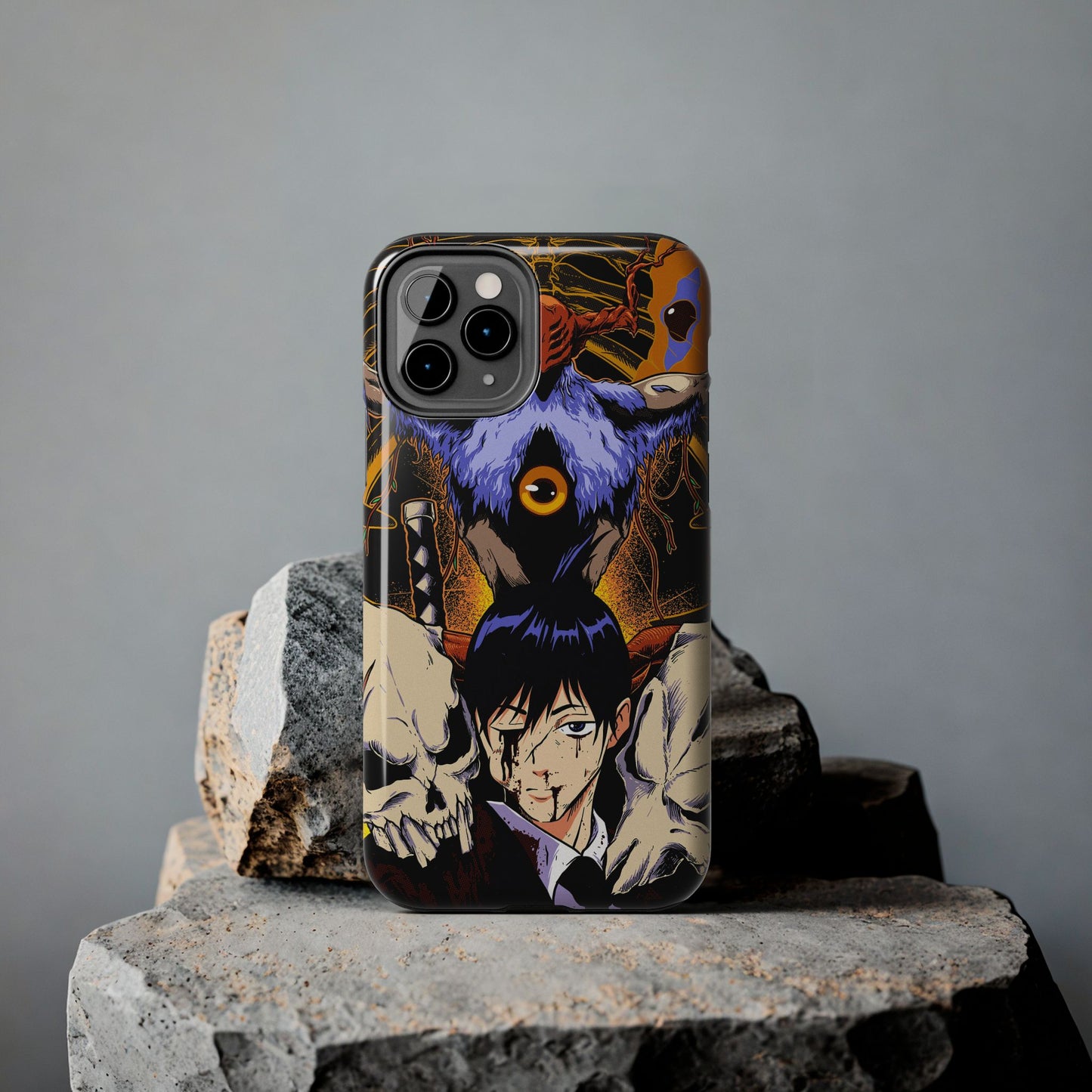 Aki x Future Devil Double Layered Phone Case | Chainsaw Man-Inspired Protective Anime Case