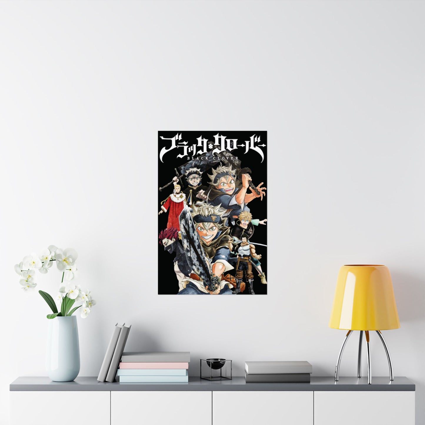 Black Bulls & Julius Matte Vertical Poster | Black Clover Anime Wall Art