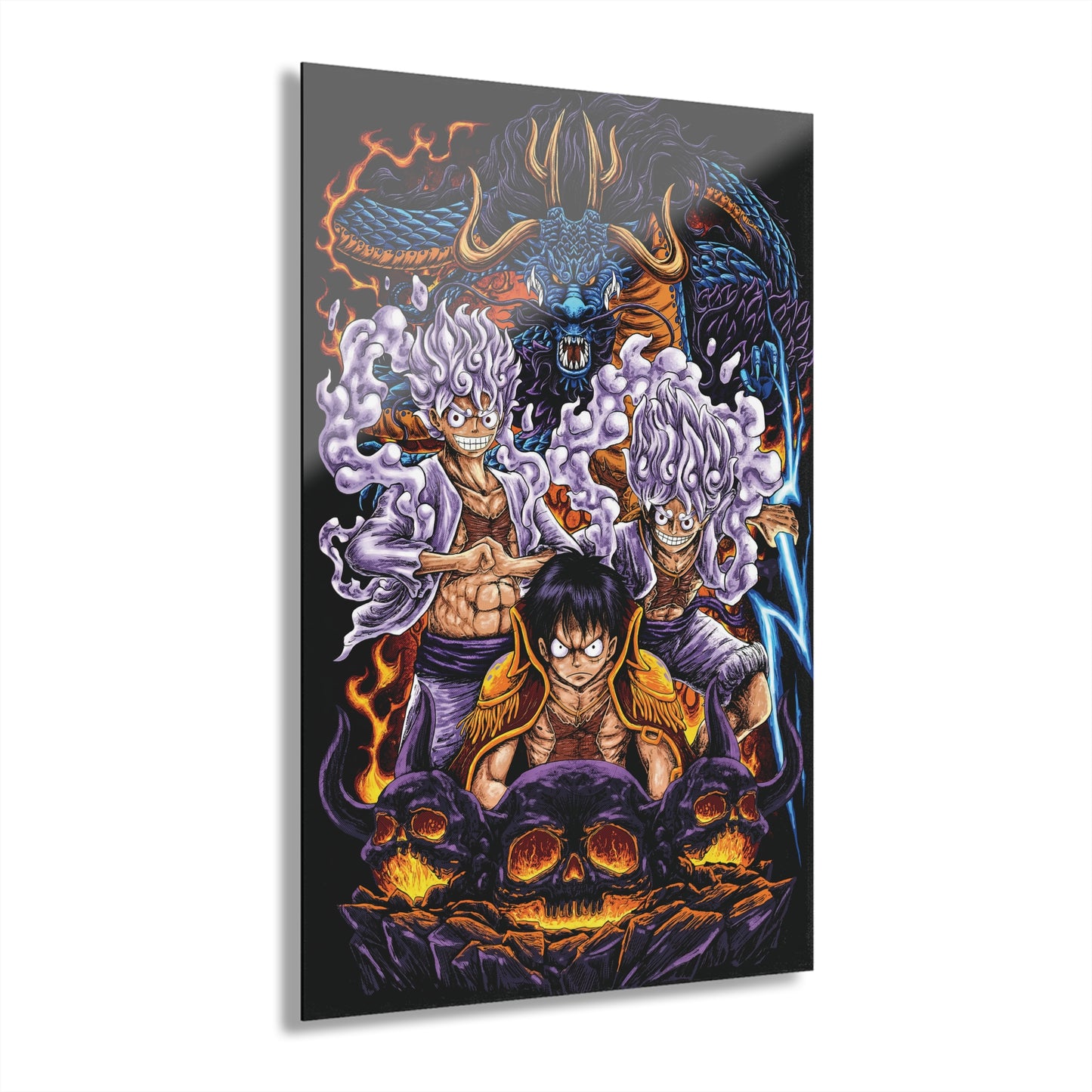 Luffy Vs Kaido II Acrylic Print