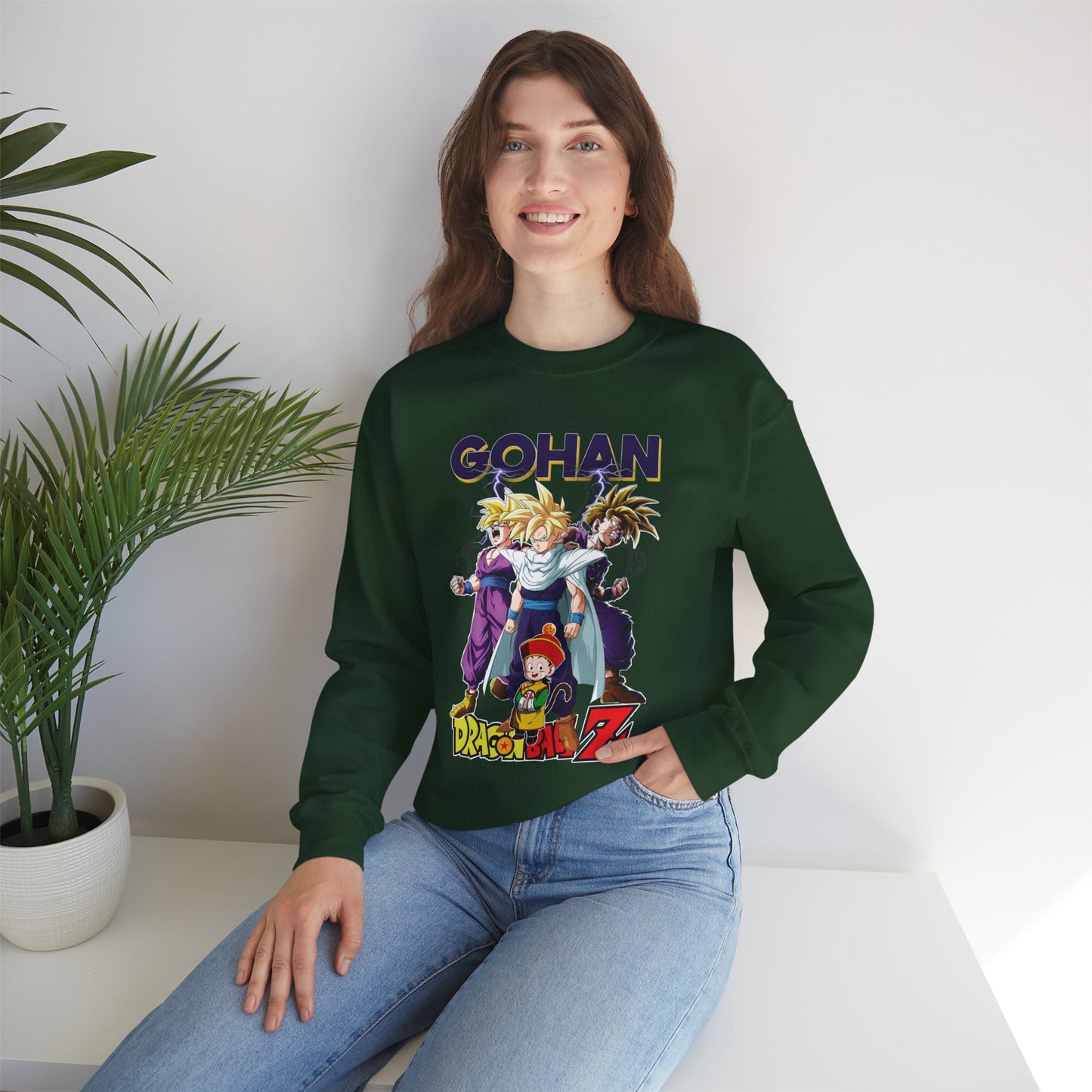 Gohan “Legacy of Z” Unisex Heavy Crewneck | Dragon Ball Z Streetwear Sweatshirt