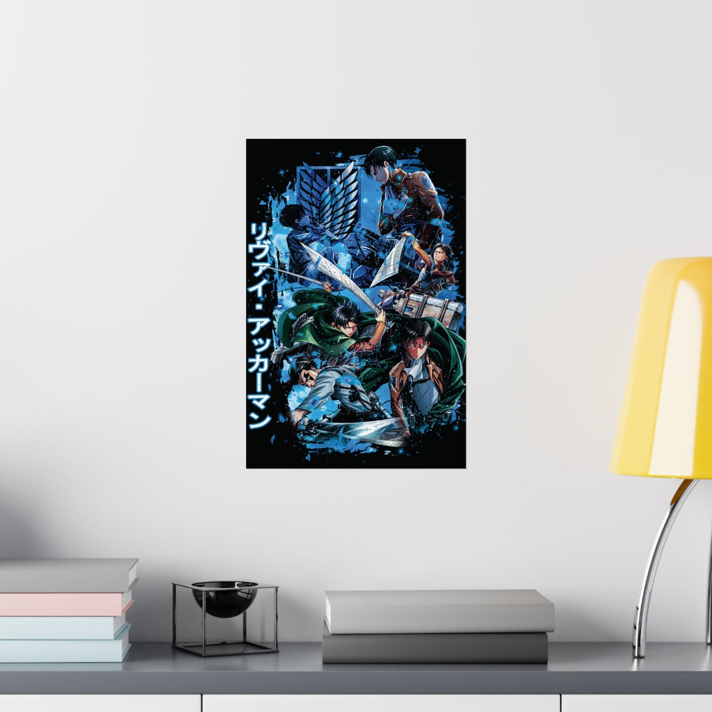 Levi Ackerman Matte Vertical Poster | Attack on Titan Anime Wall Art