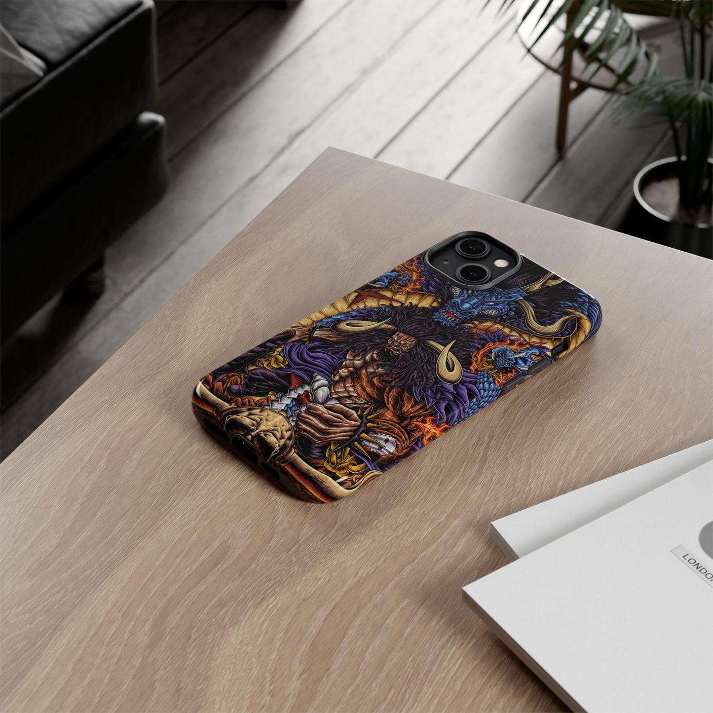 Cursed Dragon Oni Kaido Double Layered Phone Case