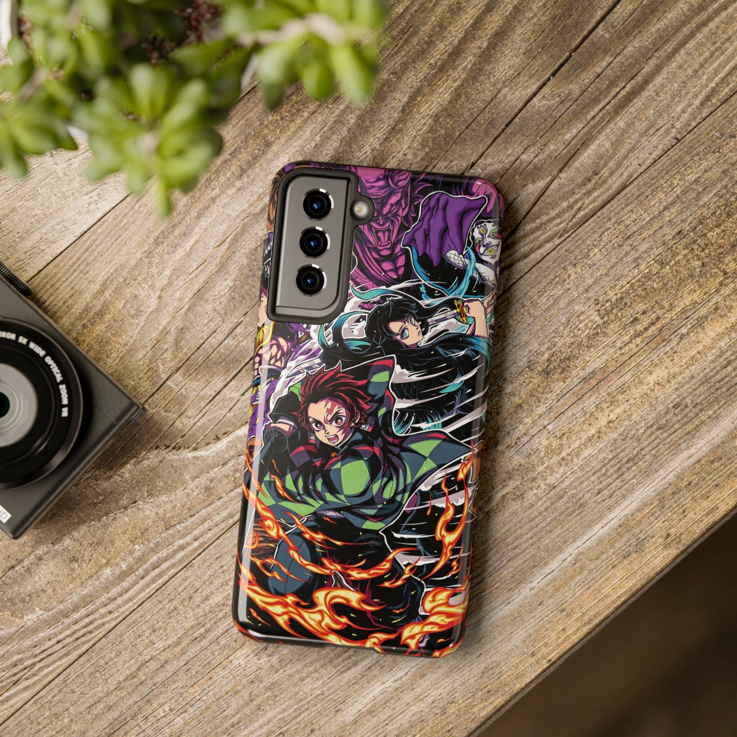 Tanjiro & Muichiro Vs Hantengu Double Layered Phone Case | Demon Slayer-Inspired Anime Case