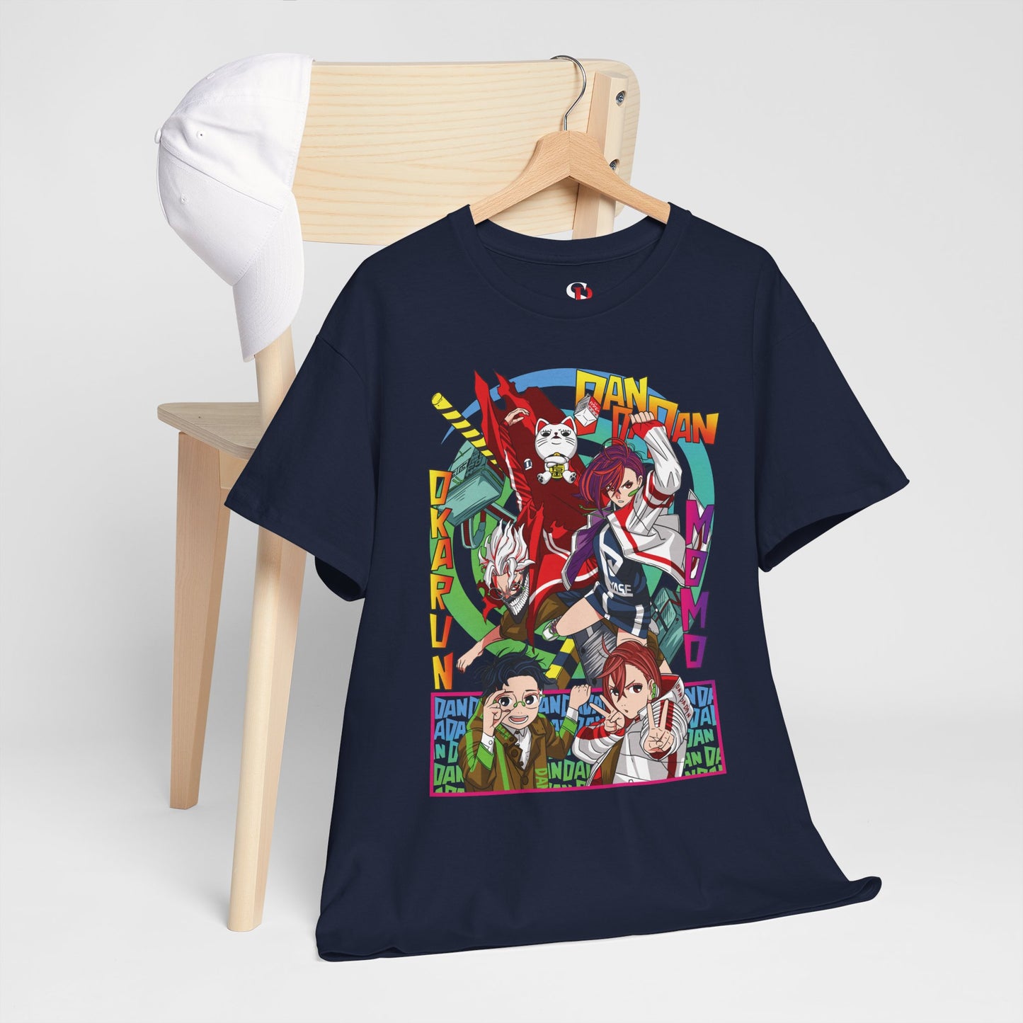Okarun x Momo Unisex Heavy Cotton T-Shirt | Dandadan Anime Streetwear Tee
