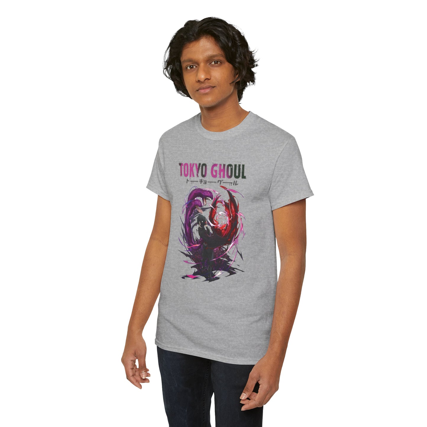 Ken Kaneki Chimera Kagune Unisex Heavy Cotton T-Shirt | Tokyo Ghoul Anime Graphic Tee