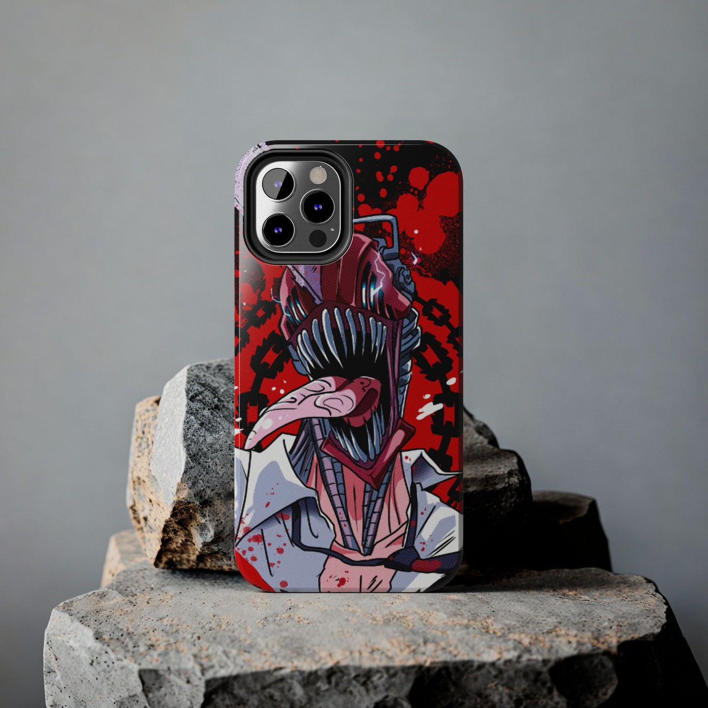 Chainsaw Devil Double Layered Phone Case | Chainsaw Man-Inspired Protective Anime Case