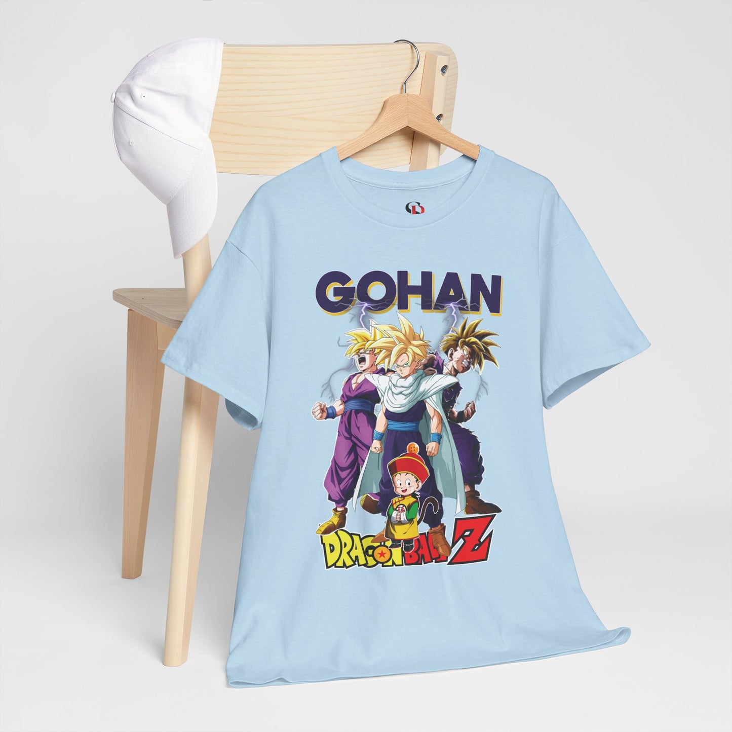 Gohan “Legacy of Z” Unisex Heavy Cotton T-Shirt | Dragon Ball Z Streetwear Tee