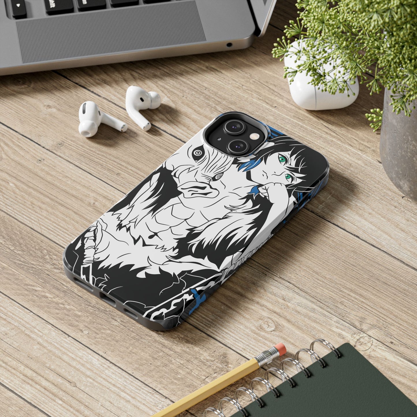 Inosuke Double Layered Phone Case| Demon Slayer-Inspired Anime Case