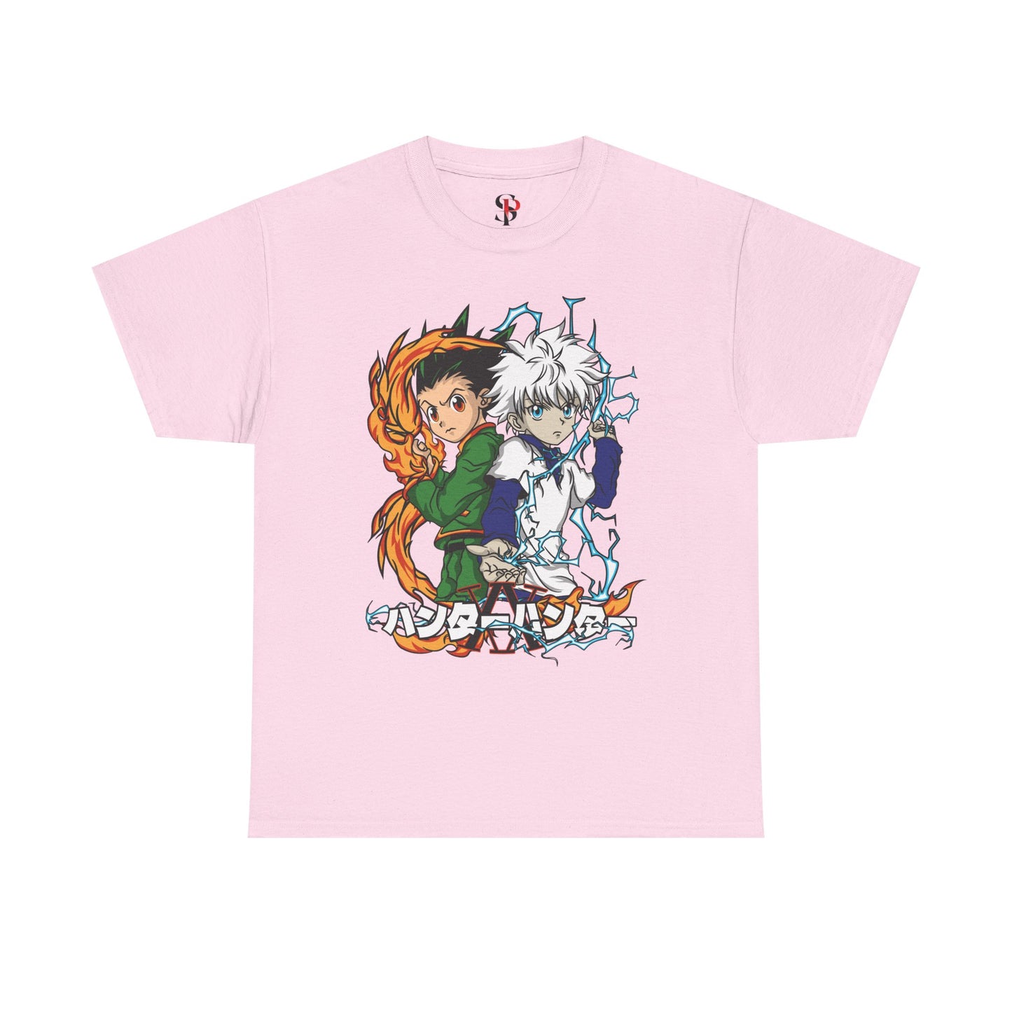 Gon and Killua Duo Unisex Heavy Cotton T-Shirt | Hunter x Hunter Anime Tee
