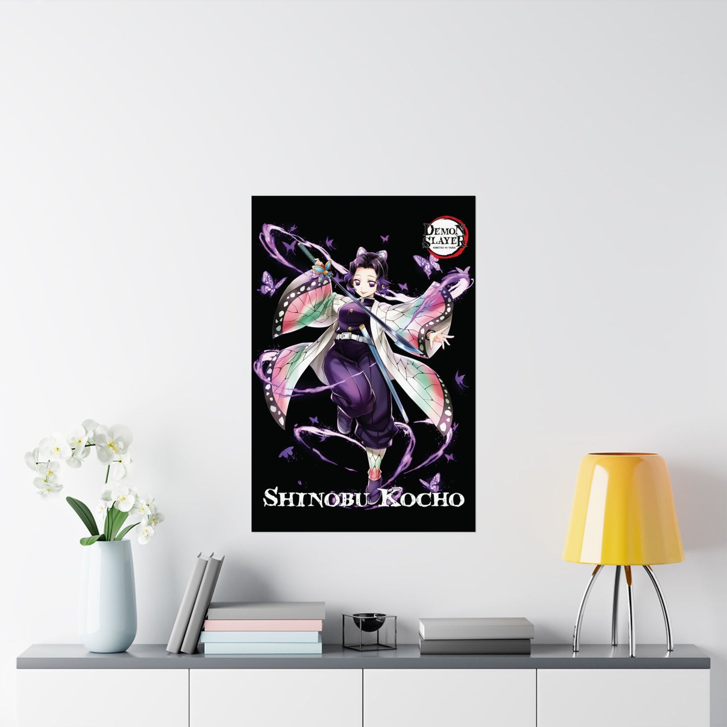Shinobu Kocho Poster | Insect Hashira Demon Slayer Wall Art