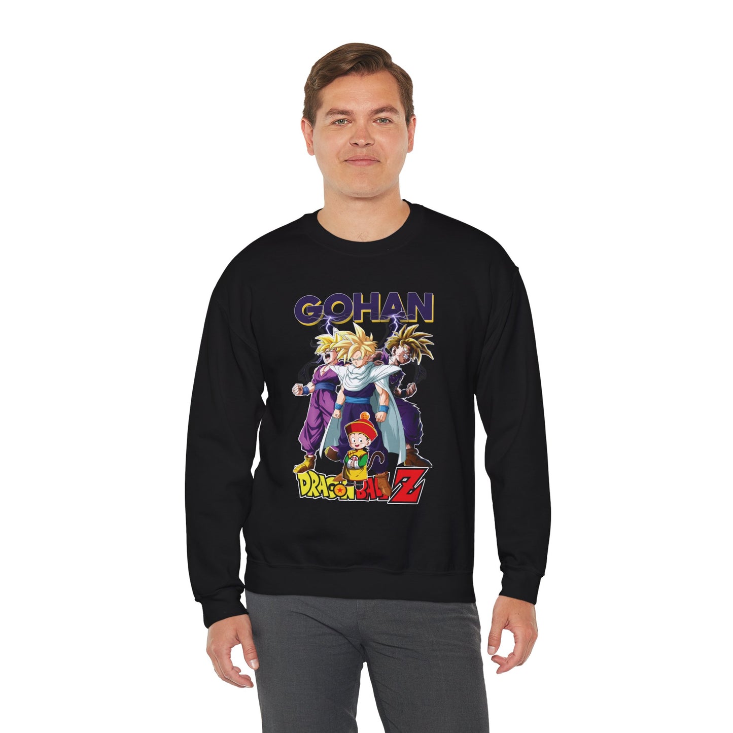 Gohan “Legacy of Z” Unisex Heavy Crewneck | Dragon Ball Z Streetwear Sweatshirt