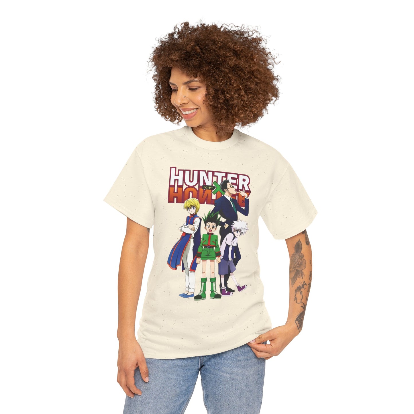 Gon’s Core Group Unisex Heavy Cotton T-Shirt | Hunter x Hunter Anime Shirt