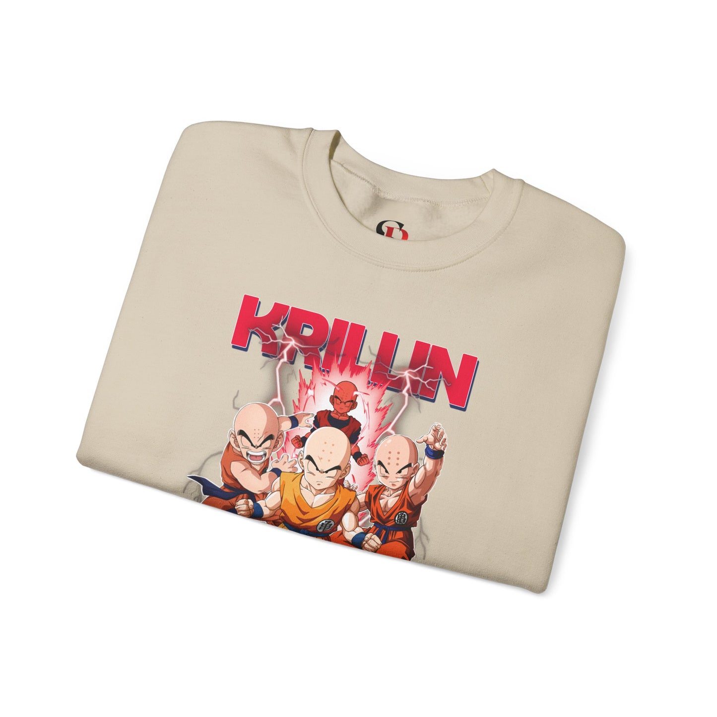 Krillin “Earth’s Strongest” Unisex Heavy Crewneck | Dragon Ball Z Streetwear Sweatshirt