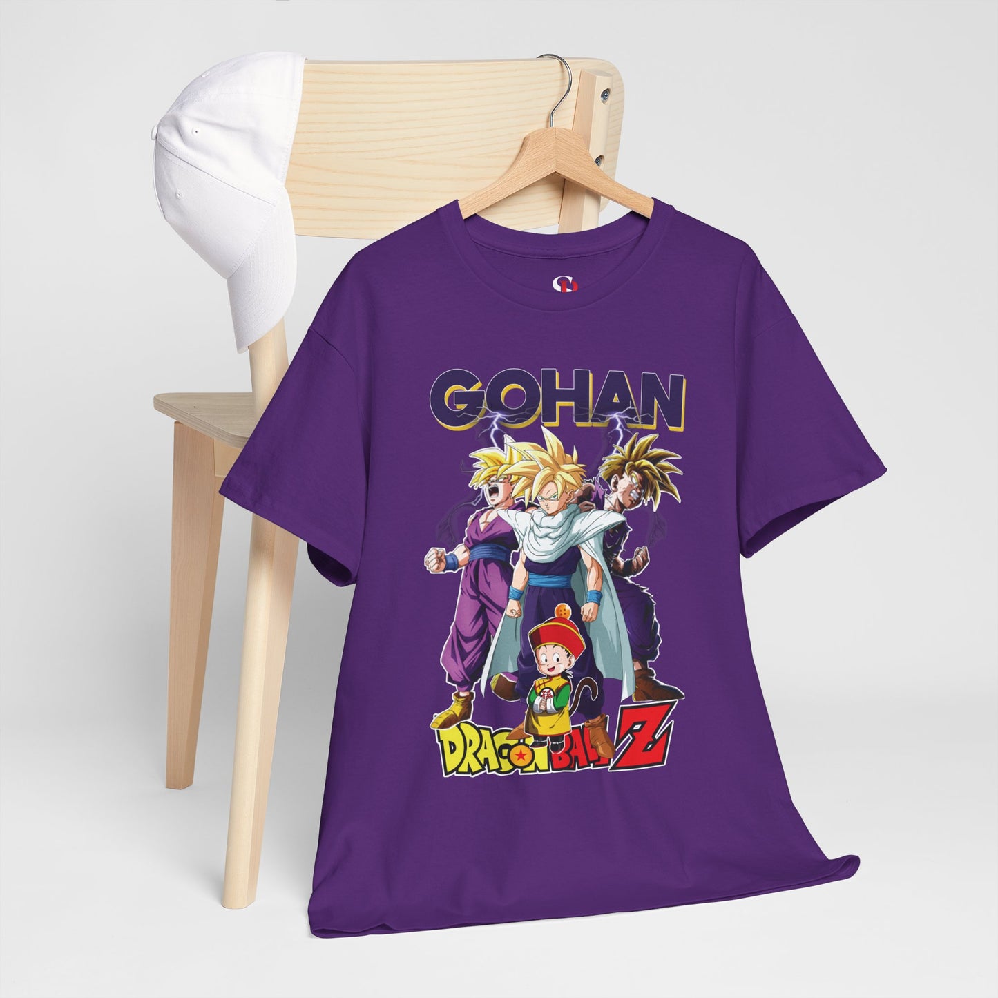 Gohan “Legacy of Z” Unisex Heavy Cotton T-Shirt | Dragon Ball Z Streetwear Tee
