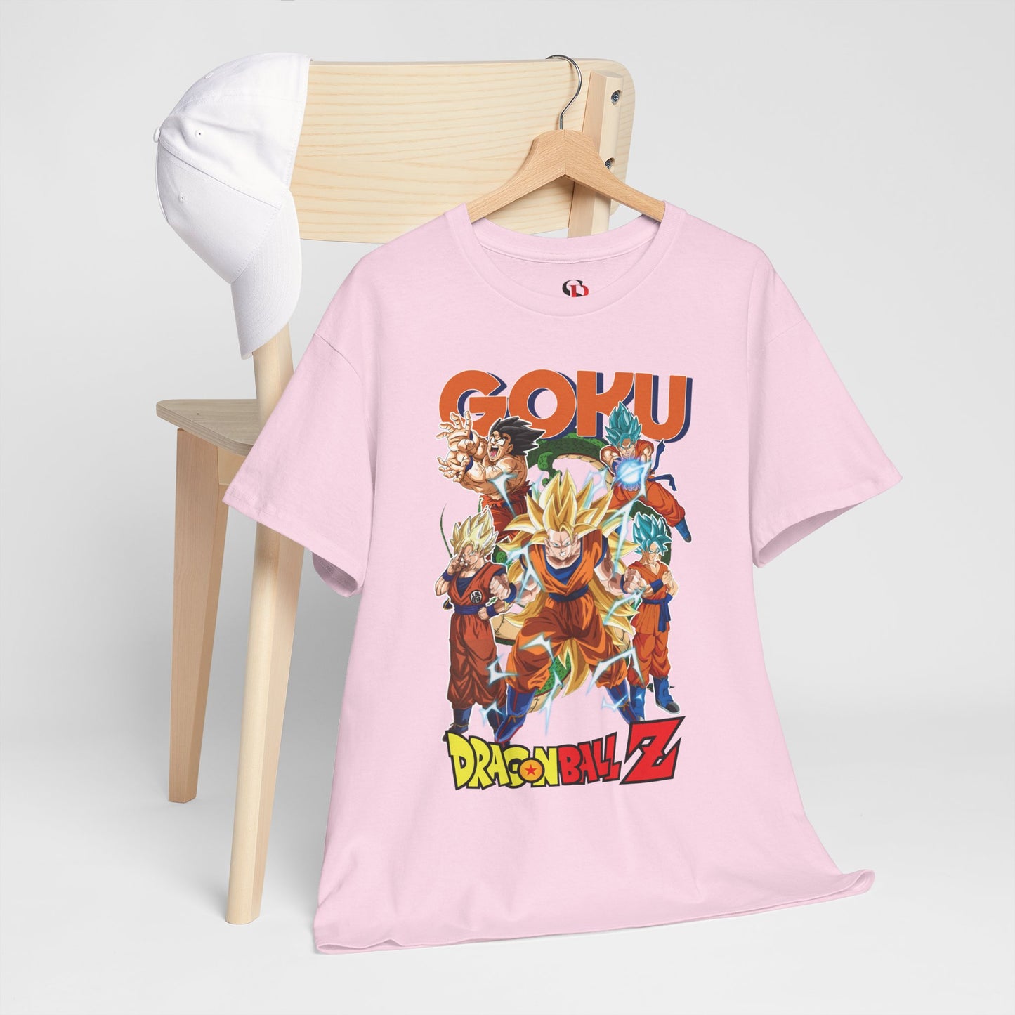 Goku “Legacy of Power” Unisex Heavy Cotton T-Shirt | Dragon Ball Z Streetwear Tee