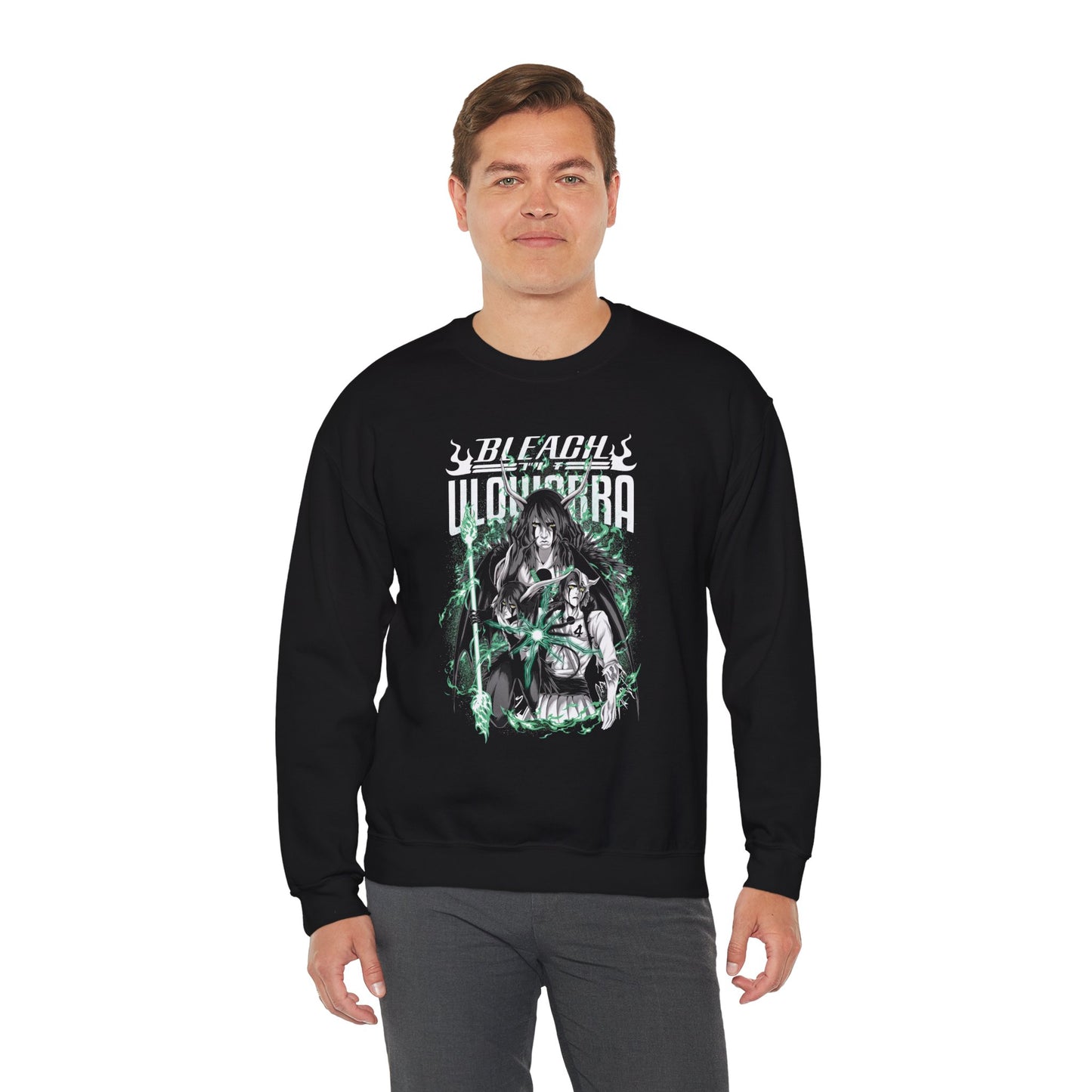 Ulquiorra Cifer Unisex Heavy Blend Crewneck Sweatshirt | Bleach Anime Streetwear