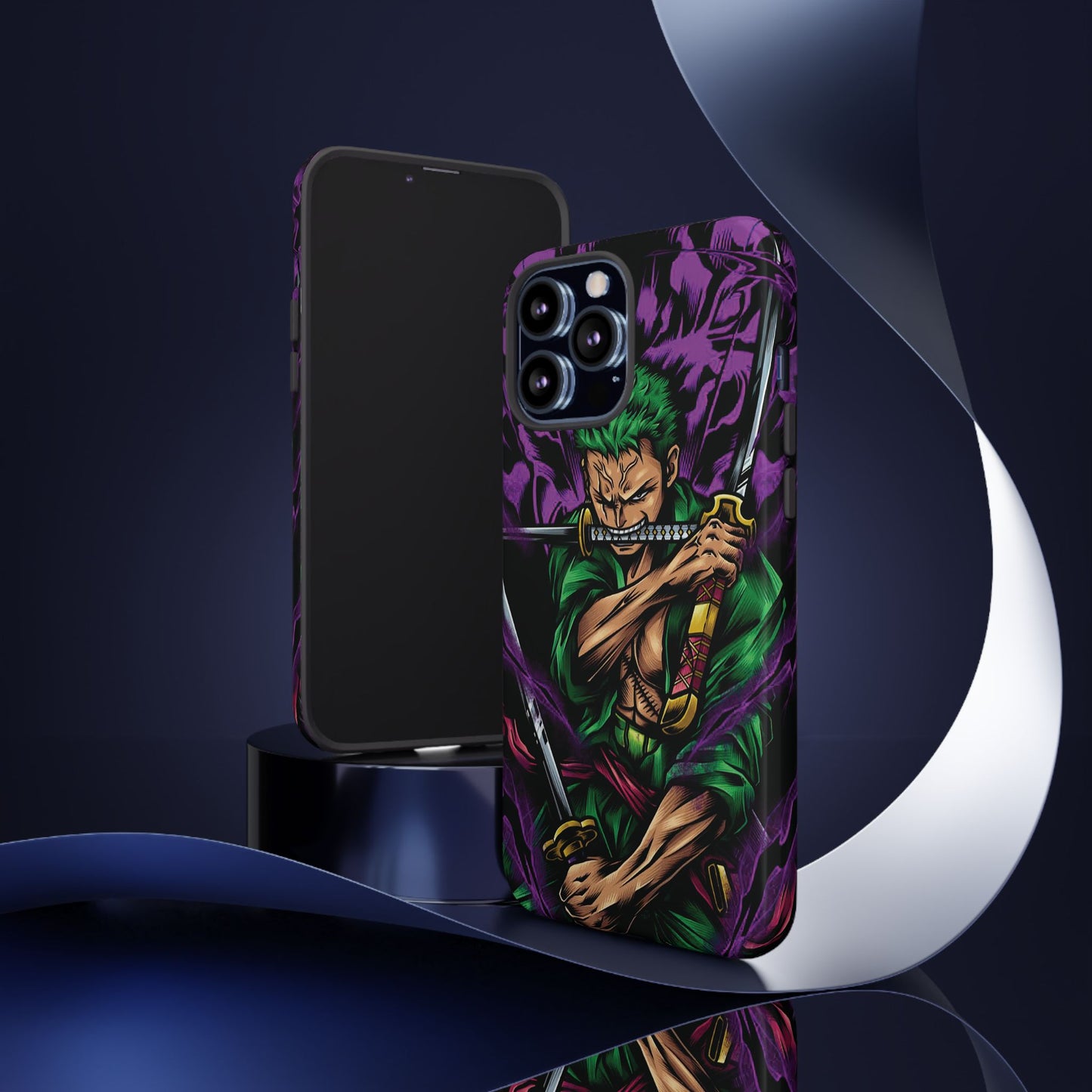 Demon Aura Zoro Double Layered Phone Case