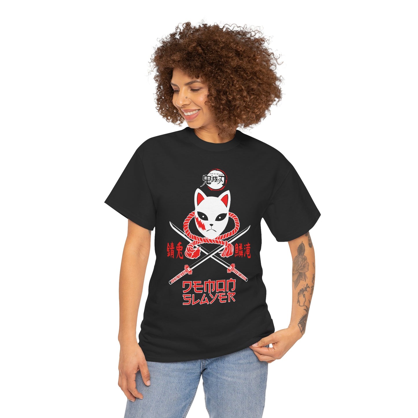 Kitsune Mask T-Shirt | Demon Slayer Anime Streetwear Tee