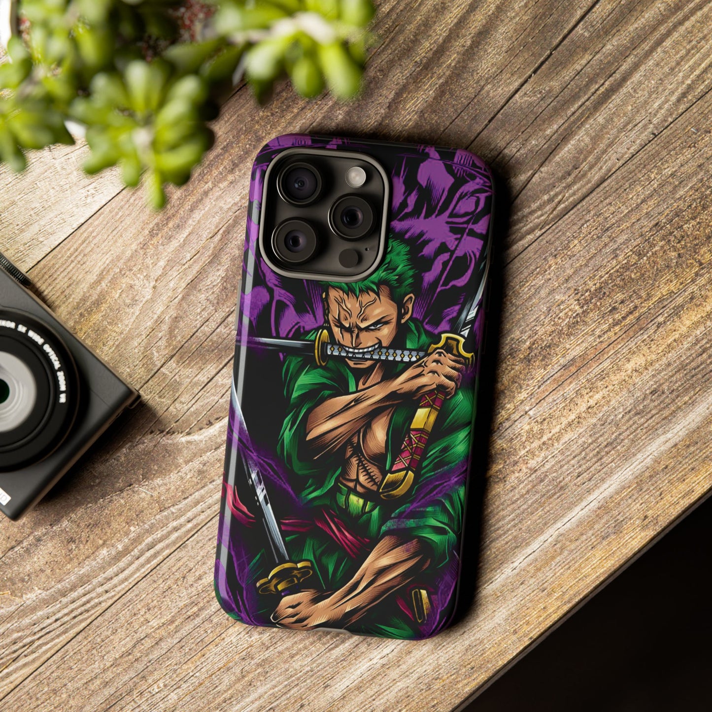 Demon Aura Zoro Double Layered Phone Case