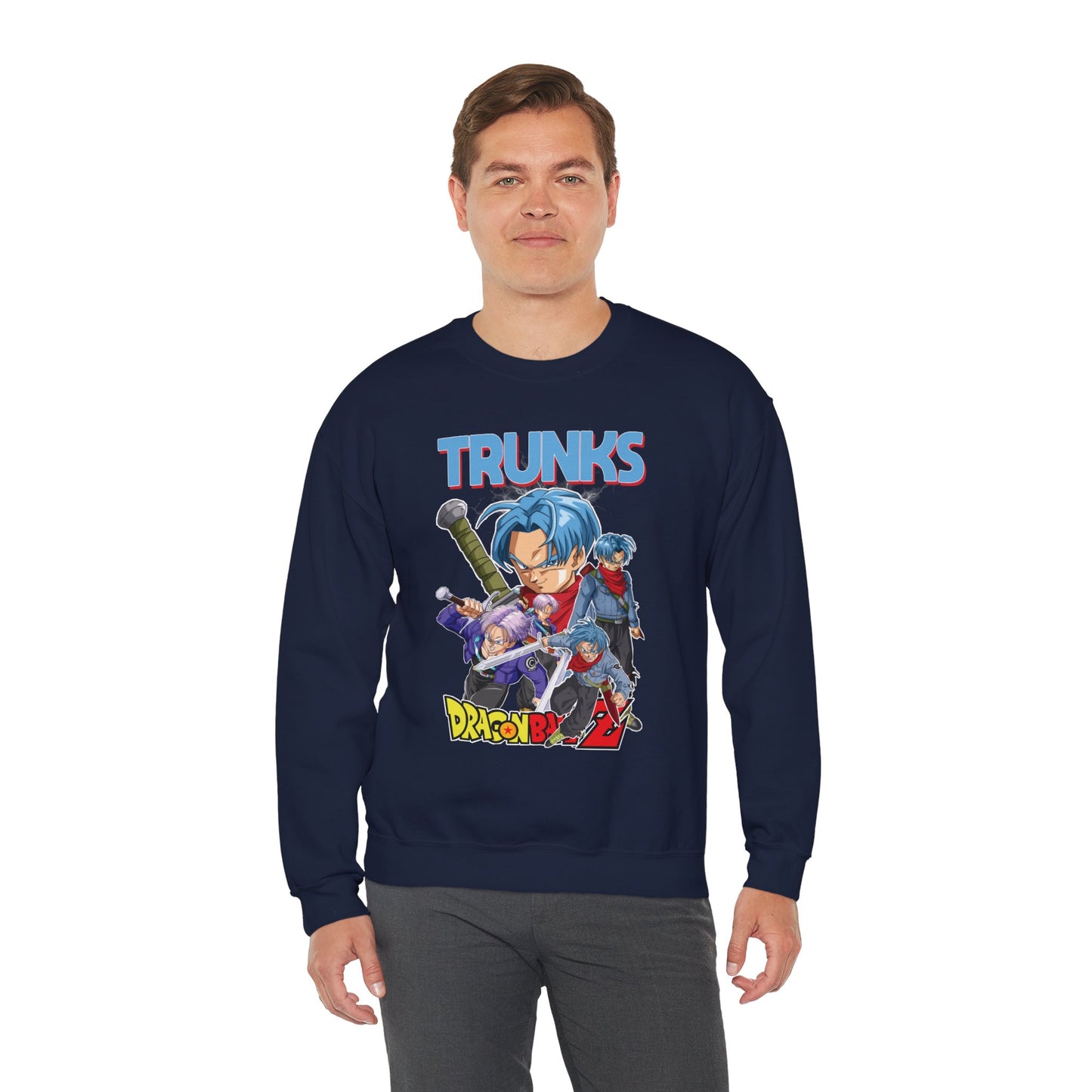 Trunks “Time Warrior” Unisex Heavy Crewneck | Dragon Ball Z Streetwear Sweatshirt