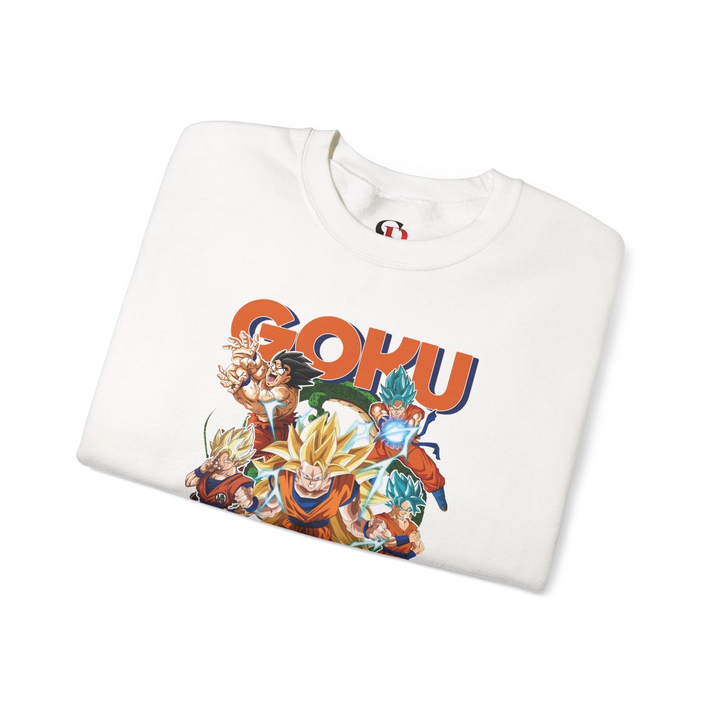 Goku “Legacy of Power” Unisex Heavy Crewneck | Dragon Ball Z Streetwear Sweatshirt