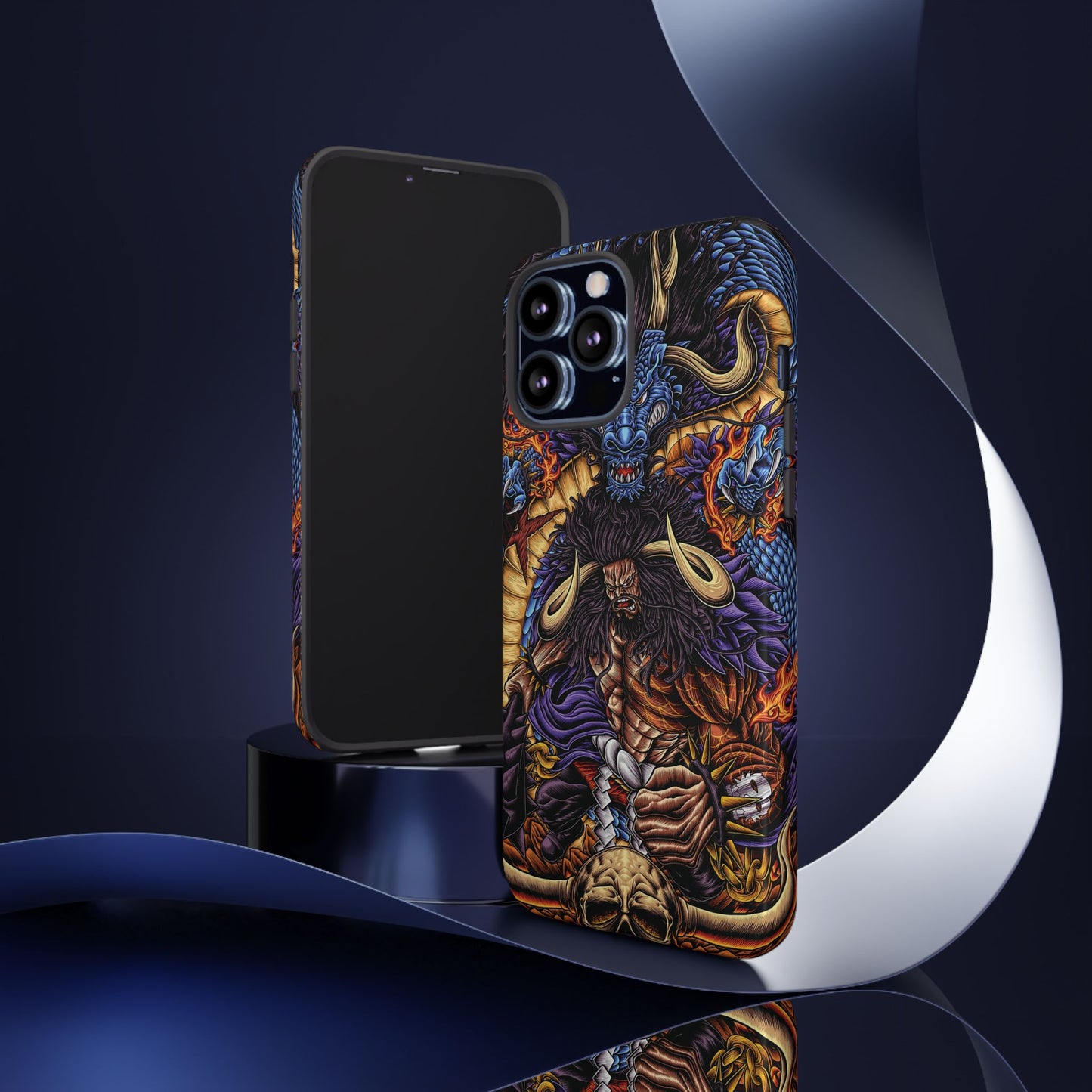 Cursed Dragon Oni Kaido Double Layered Phone Case