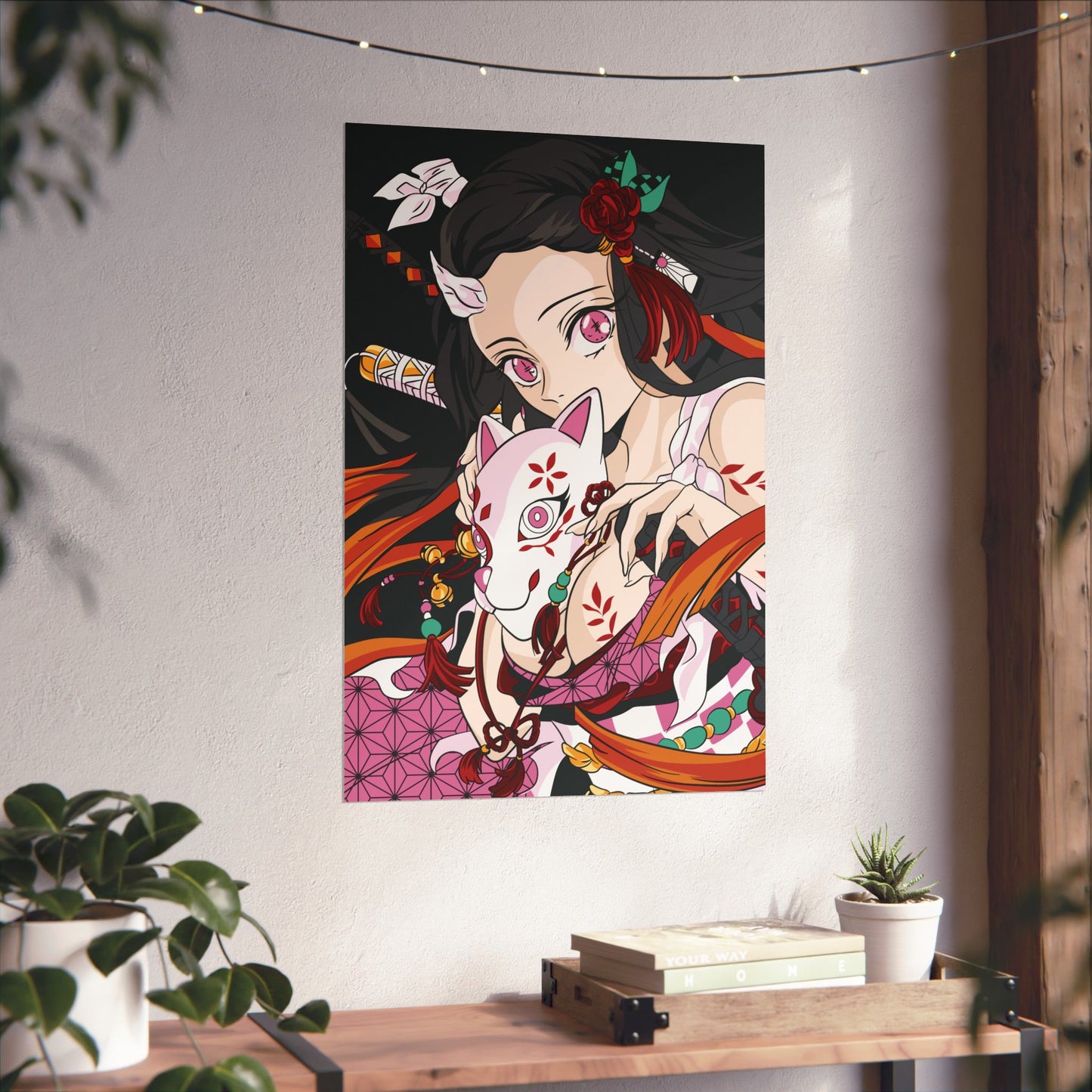 Demon Nezuko Poster | Demon Slayer-Inspired Matte Vertical Wall Art