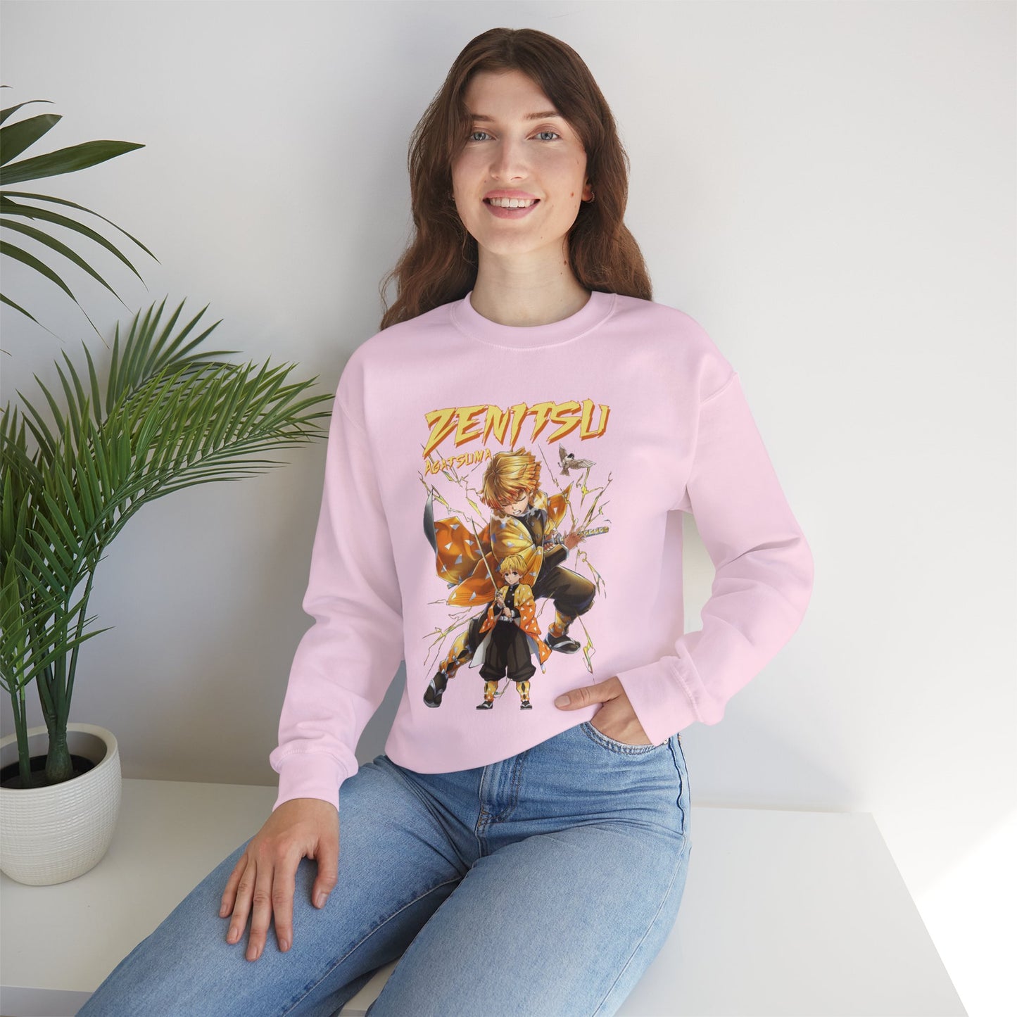 Zenitsu Agatsuma Thunder Breathing Sweatshirt | Demon Slayer Anime Streetwear