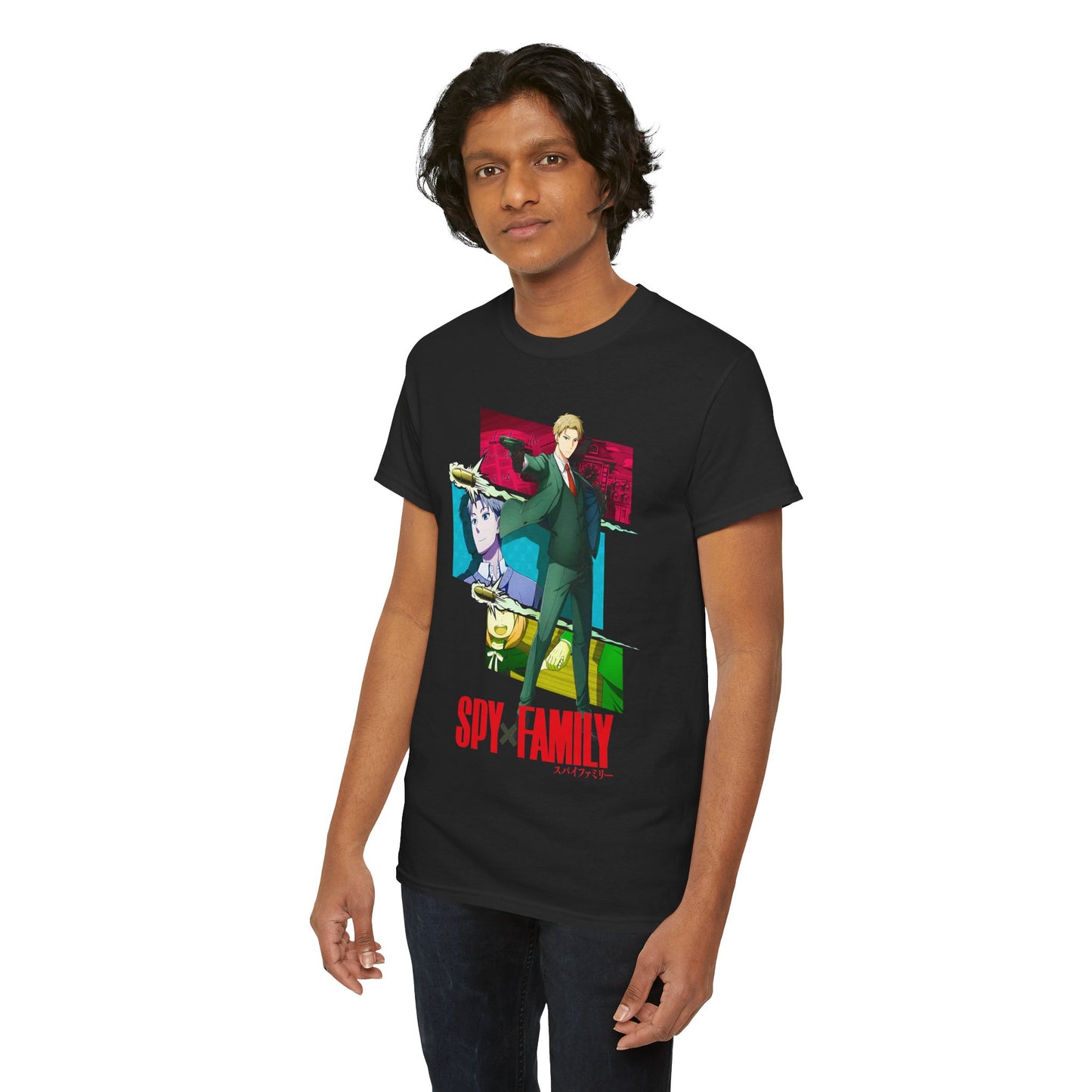 Loid Forger Unisex Heavy Cotton T-Shirt | Spy x Family Anime Tee