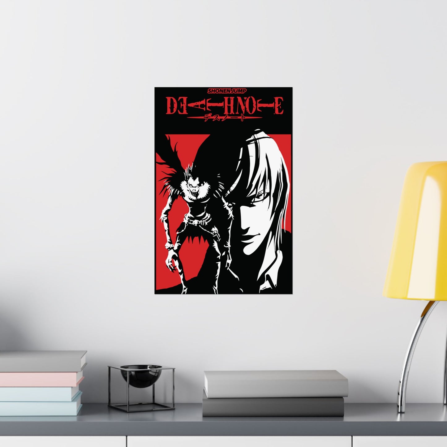 Shonen Jump Death Note Matte Vertical Poster | Light Yagami x Ryuk Wall Art