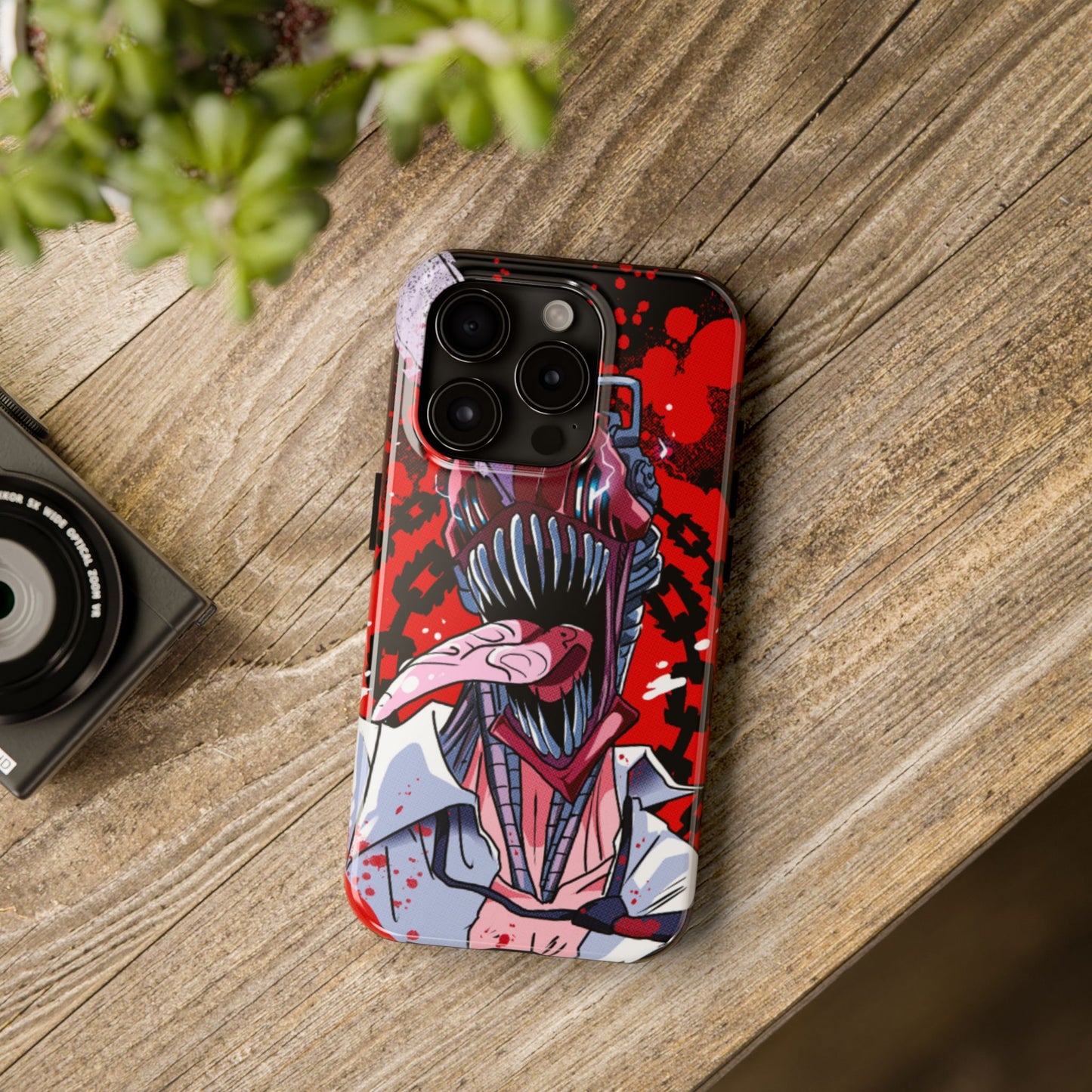 Chainsaw Devil Double Layered Phone Case | Chainsaw Man-Inspired Protective Anime Case