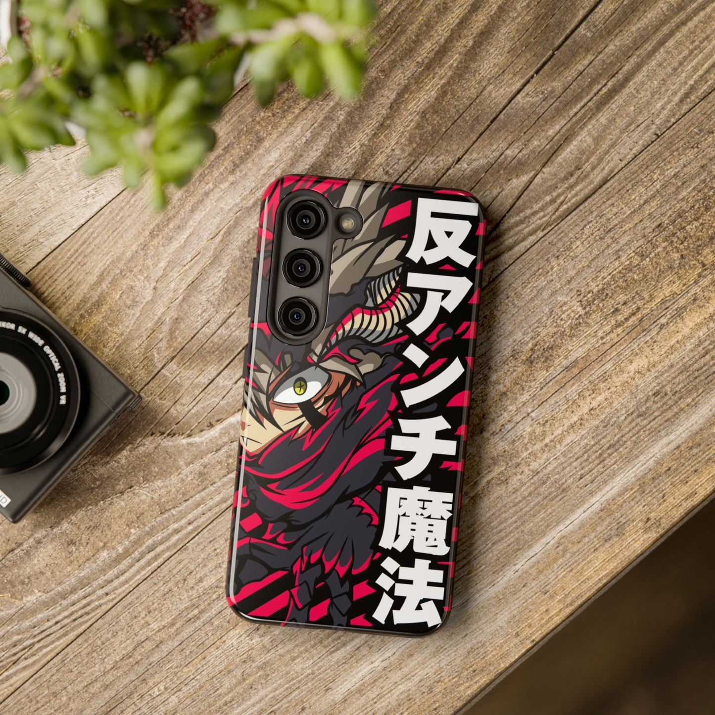 Asta Anti-Magic Double Layered Phone Case | Black Clover-Inspired Protective Anime Case for iPhone & Samsung