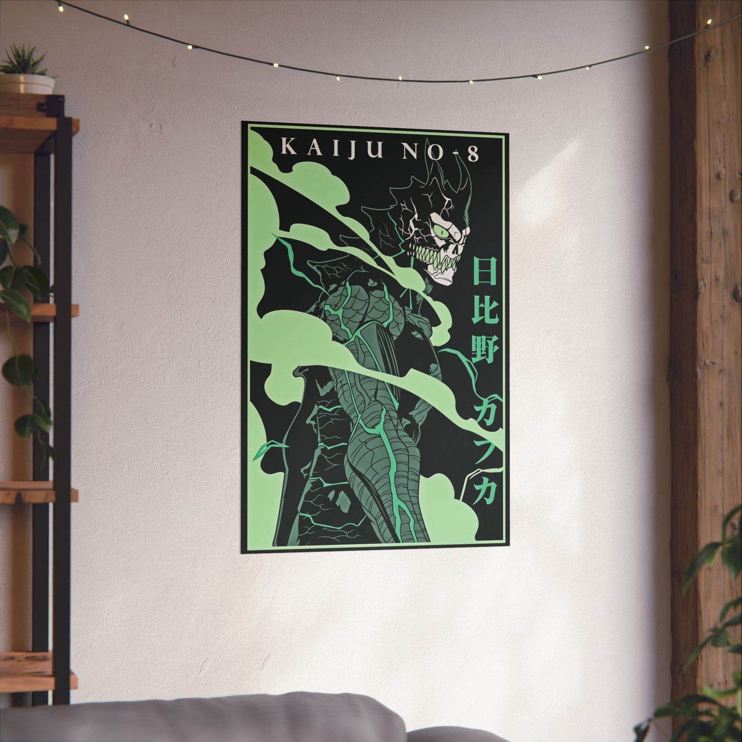 Kaiju Aura Matte Vertical Poster | Kaiju No. 8 Anime Wall Art