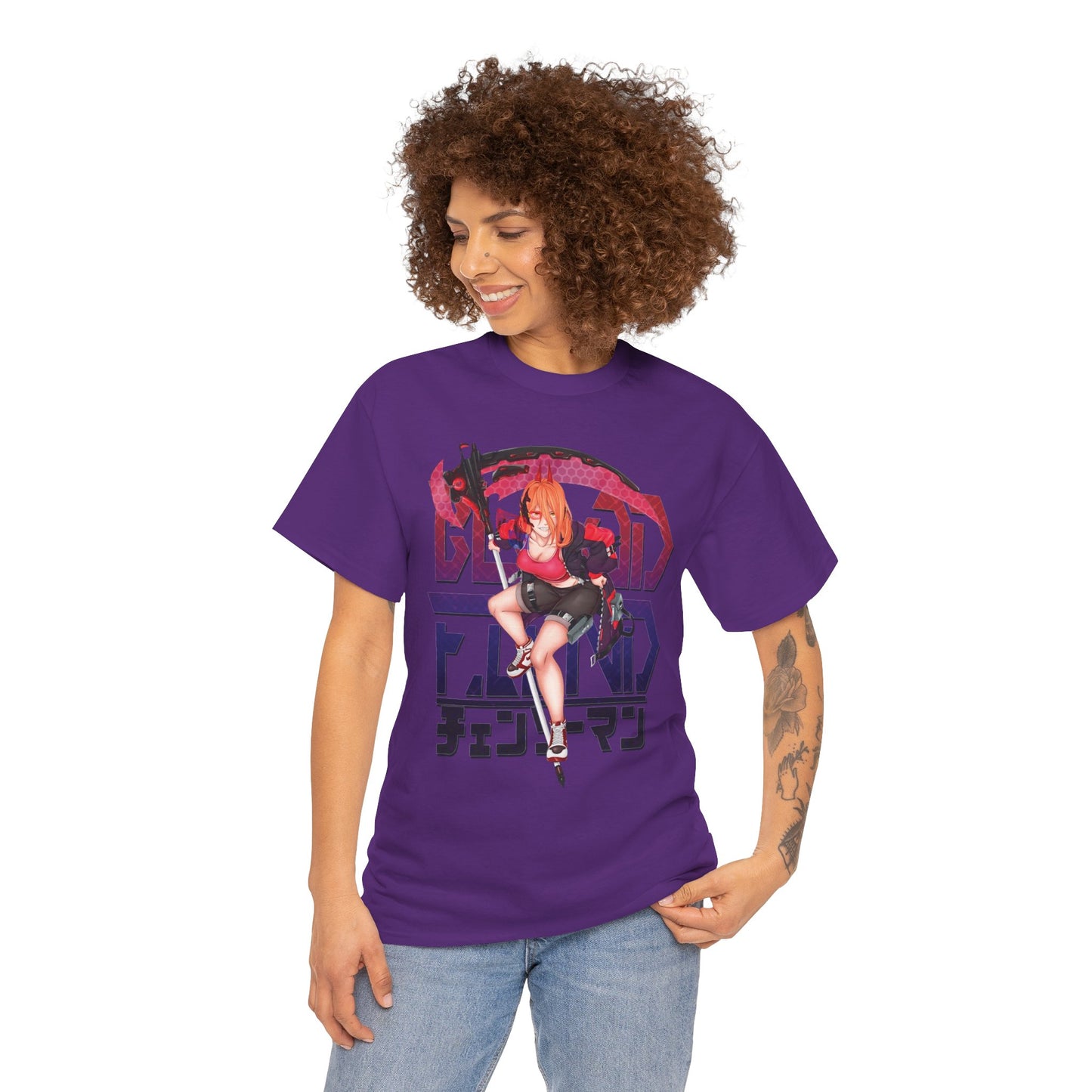 Blood Fiend Power III Unisex Heavy Cotton T-Shirt | Chainsaw Man Anime Tee