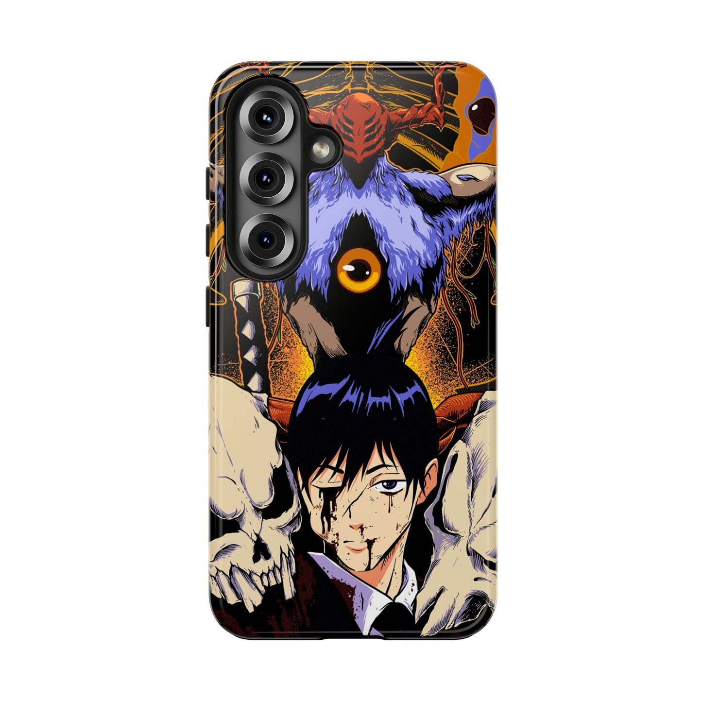 Aki x Future Devil Double Layered Phone Case | Chainsaw Man-Inspired Protective Anime Case