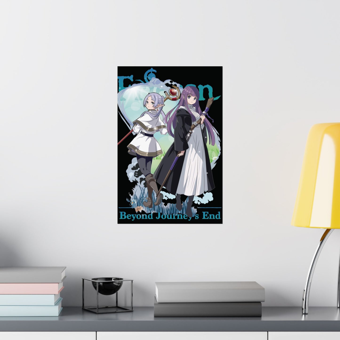 Frieren: Beyond Journey’s End Matte Vertical Poster | Frieren & Fern Anime Wall Art