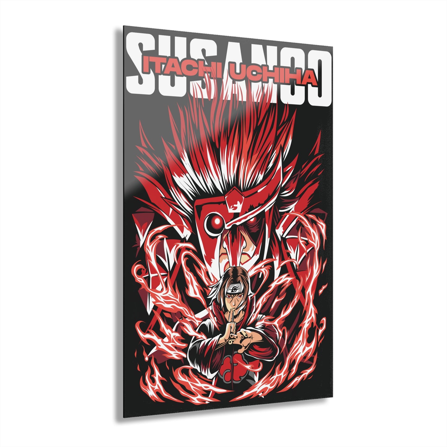 Itachi Uchiha Flame Susanoo Acrylic Print