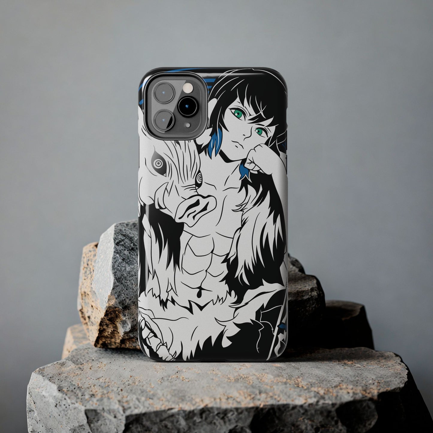 Inosuke Double Layered Phone Case| Demon Slayer-Inspired Anime Case