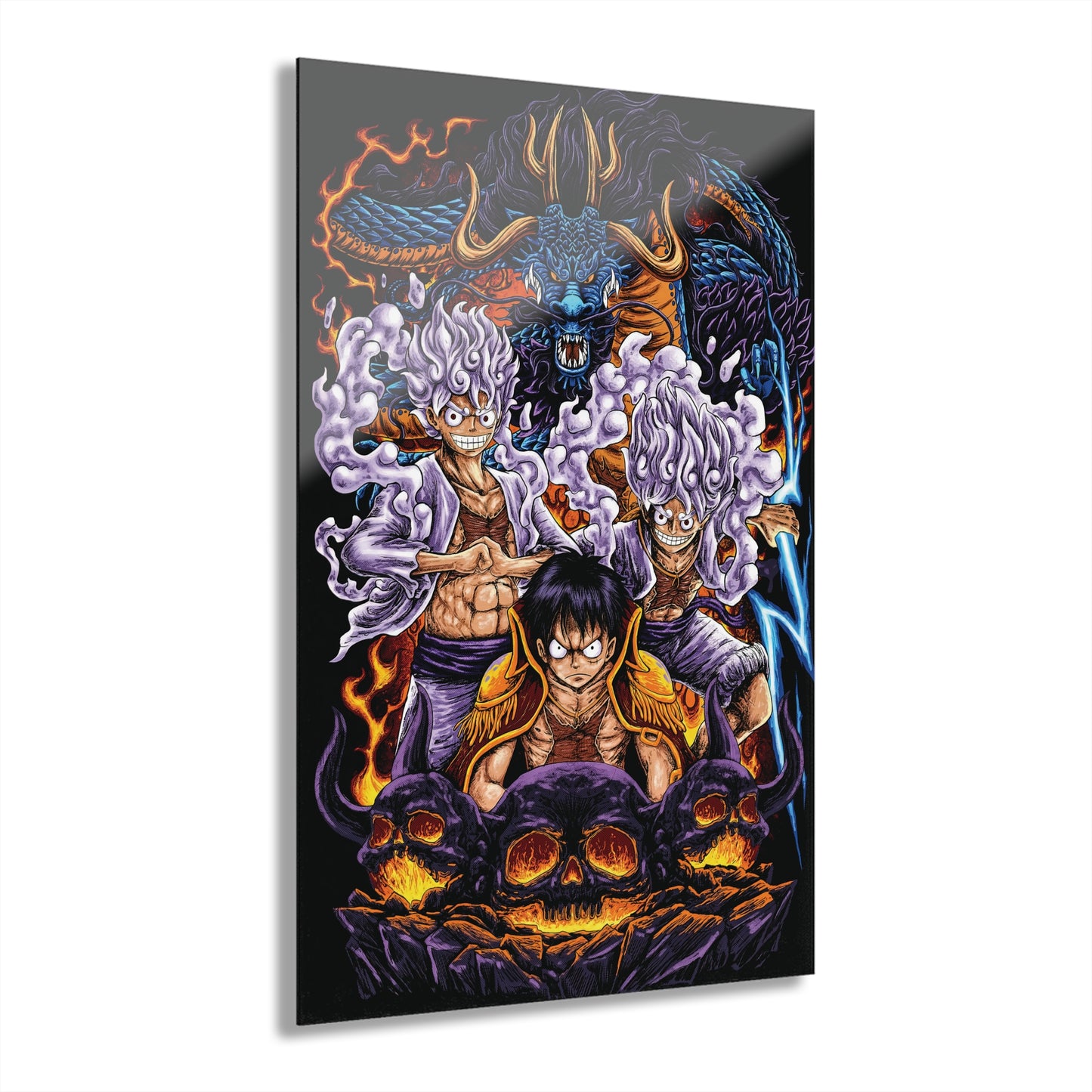 Luffy Vs Kaido II Acrylic Print