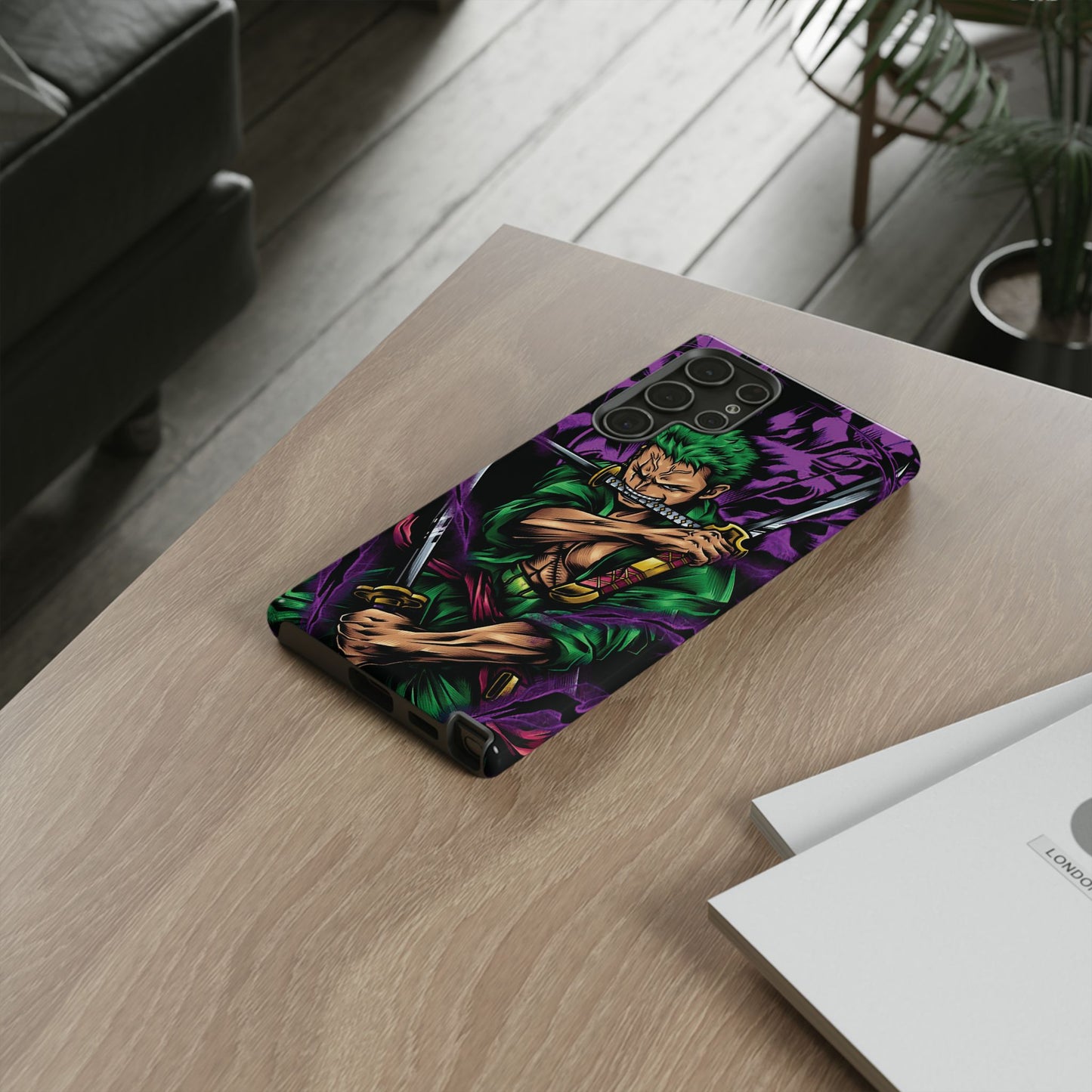 Demon Aura Zoro Double Layered Phone Case