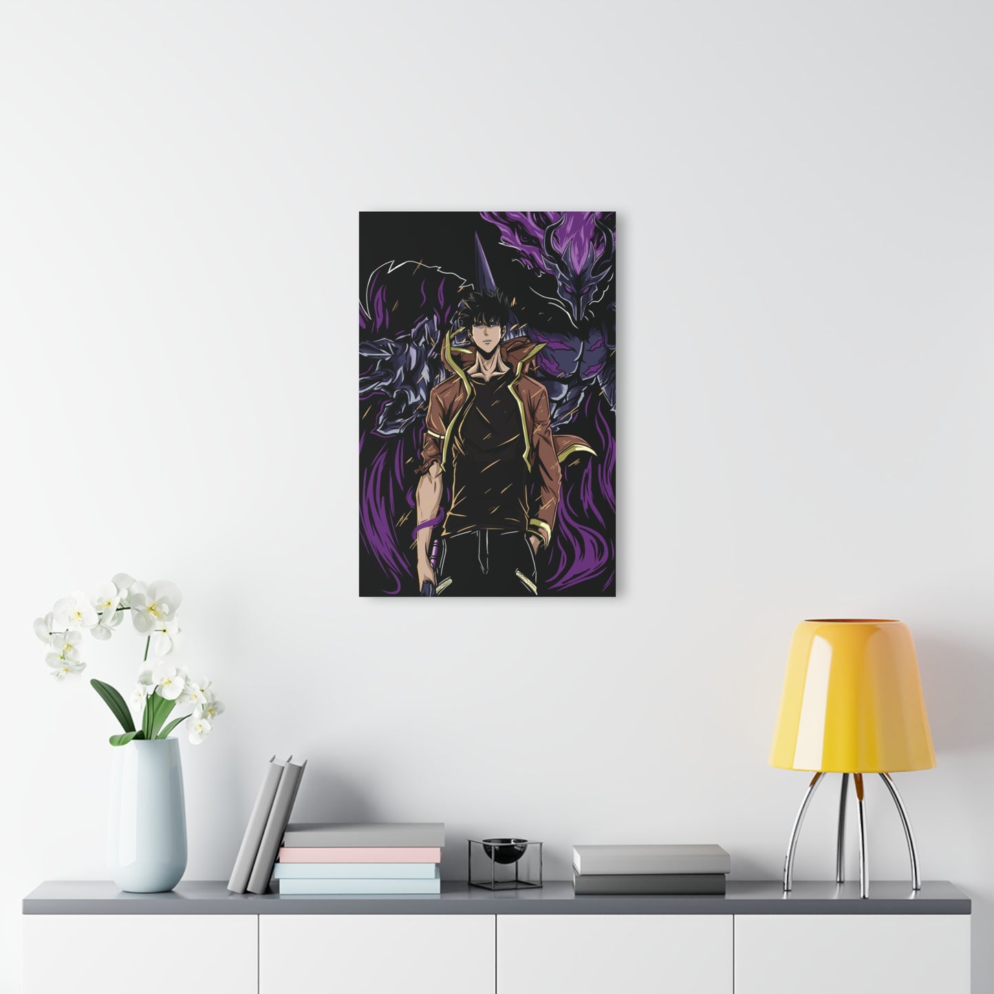 Sung Jinwoo and Ashborn The Shadow Monarch Acrylic Print