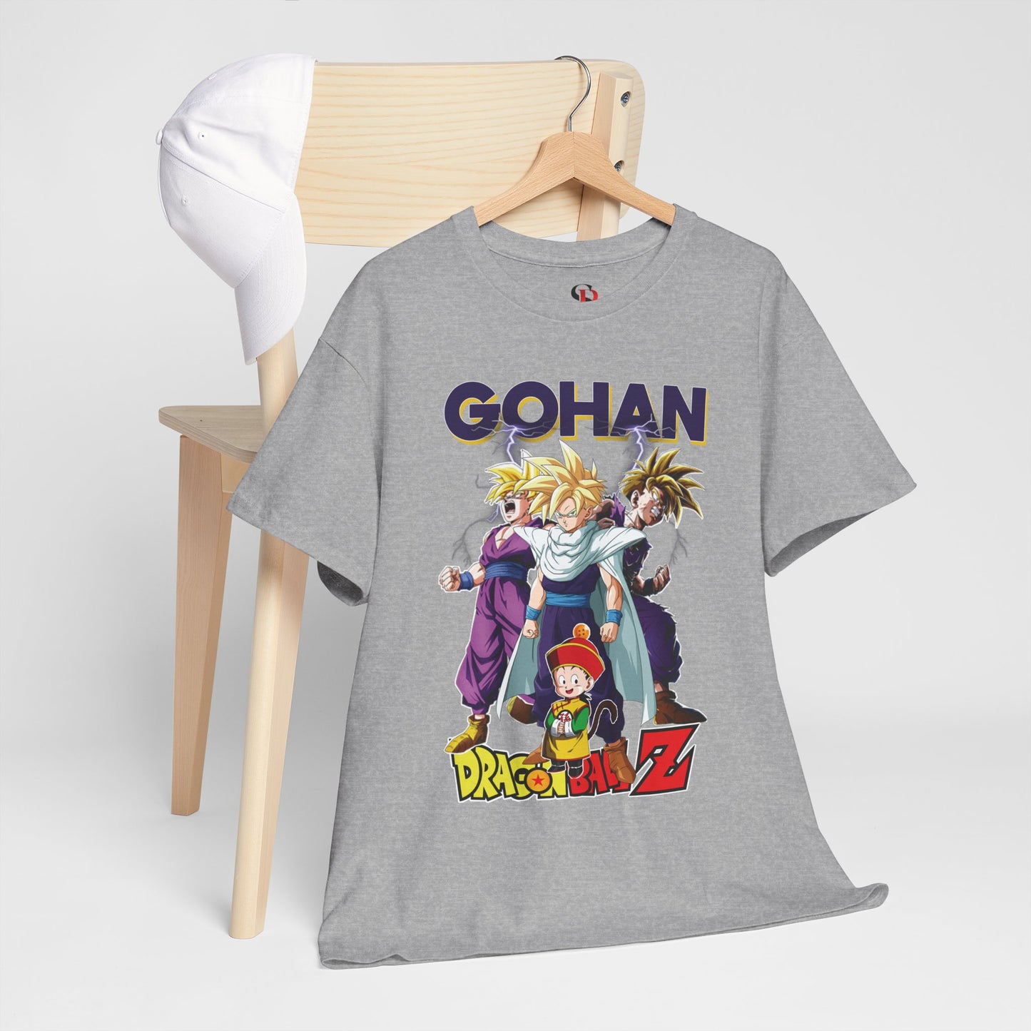 Gohan “Legacy of Z” Unisex Heavy Cotton T-Shirt | Dragon Ball Z Streetwear Tee