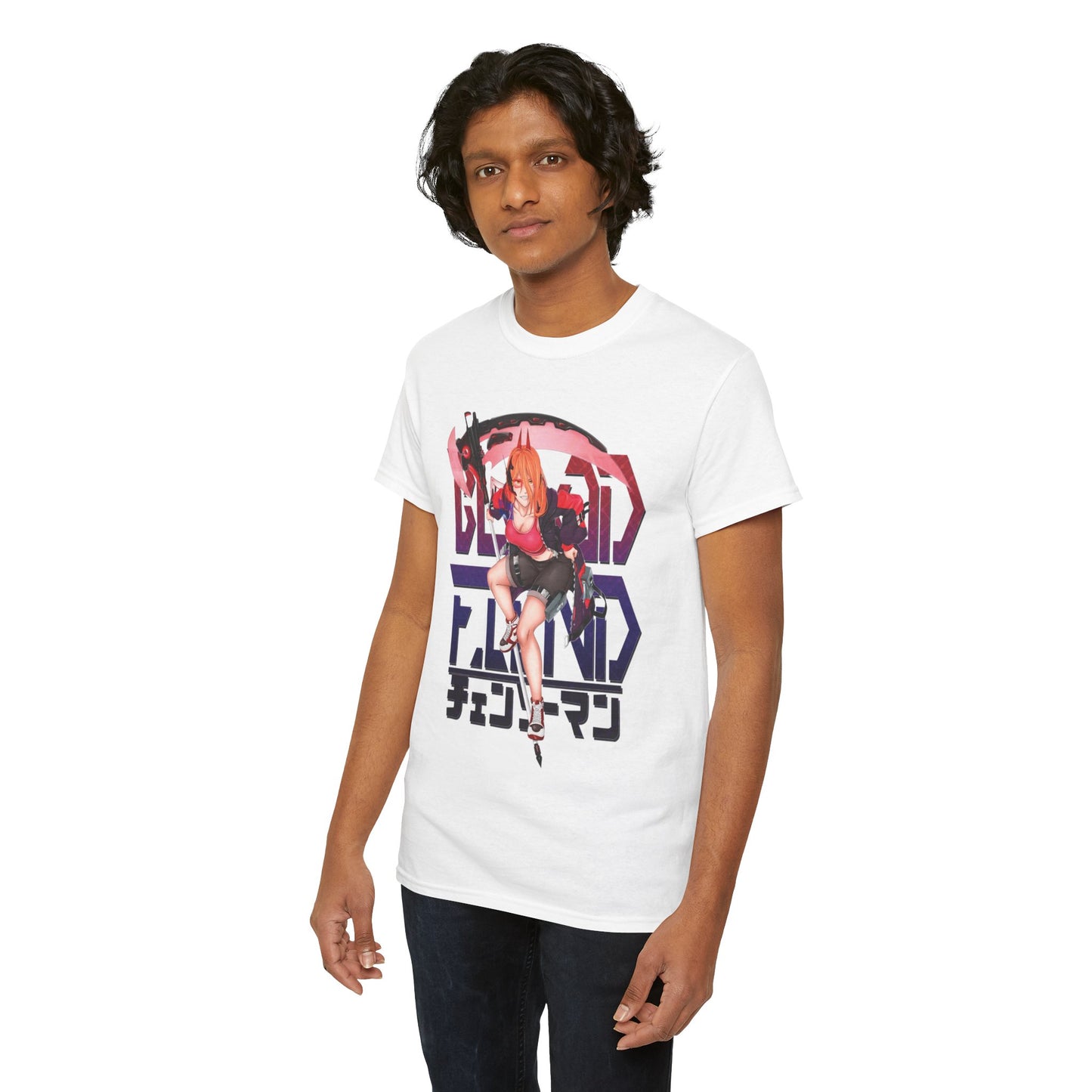 Blood Fiend Power III Unisex Heavy Cotton T-Shirt | Chainsaw Man Anime Tee