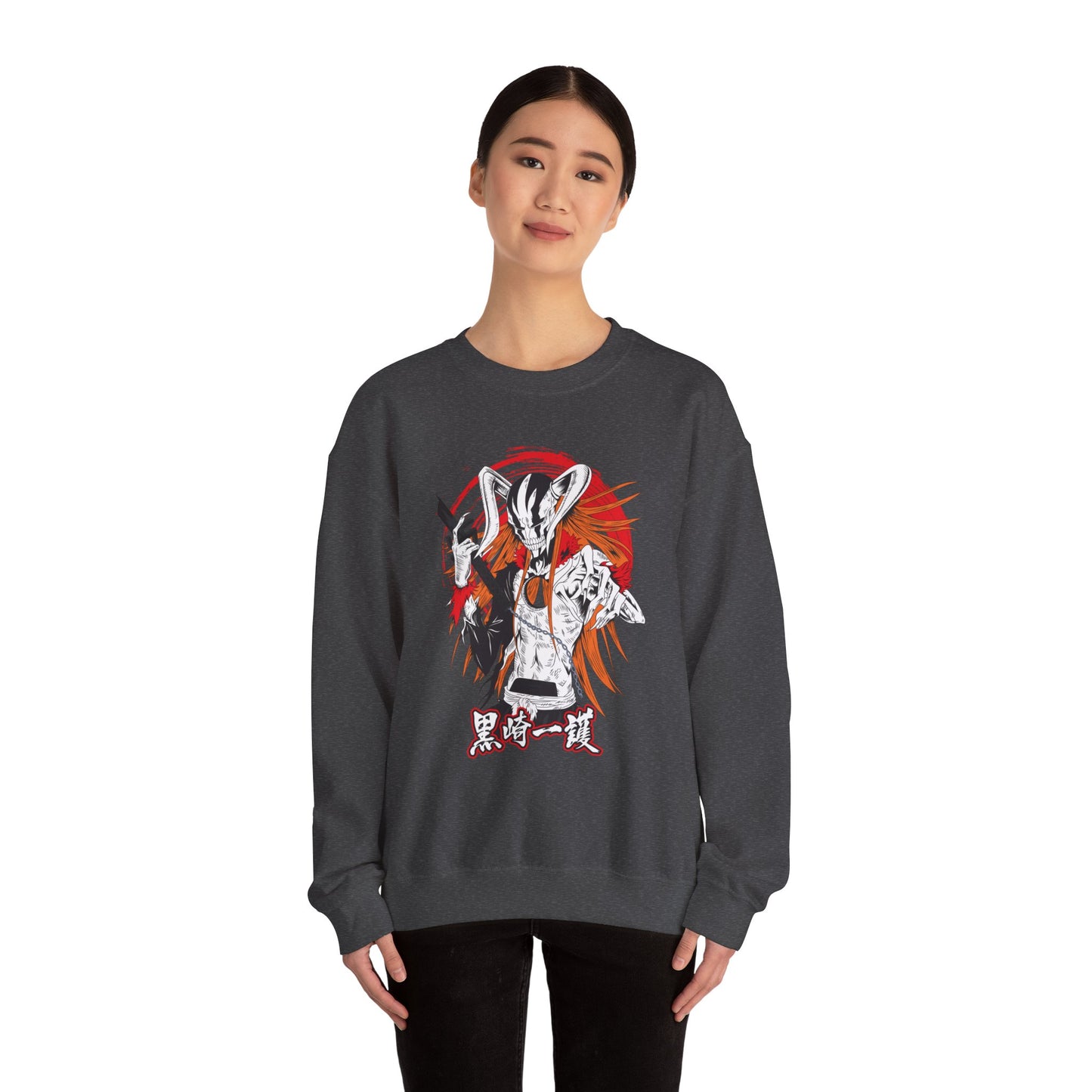 Ichigo Vasto Lorde Unisex Heavy Blend Crewneck Sweatshirt | Anime-Inspired Streetwear