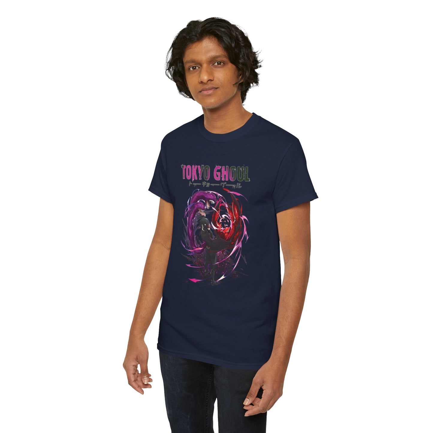 Ken Kaneki Chimera Kagune Unisex Heavy Cotton T-Shirt | Tokyo Ghoul Anime Graphic Tee